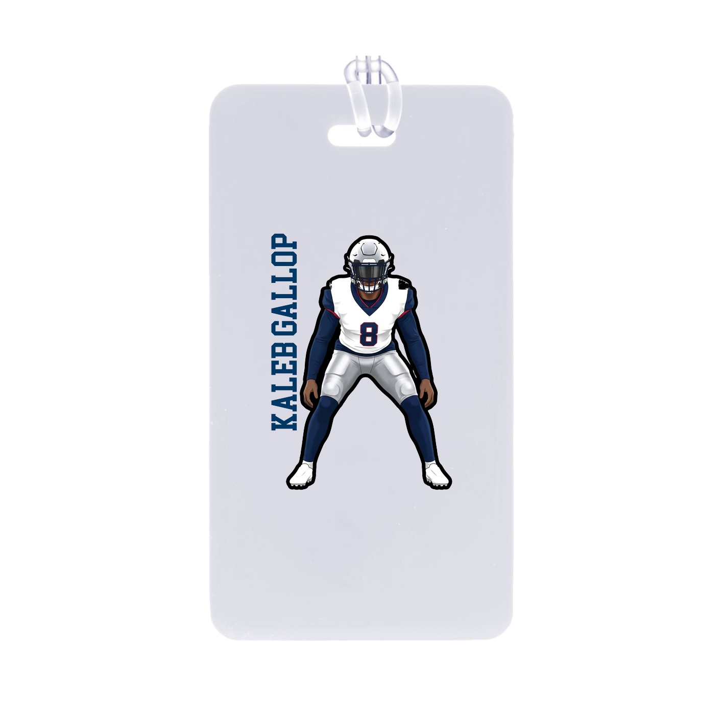 Bag Tag — Name Vertical in Classic