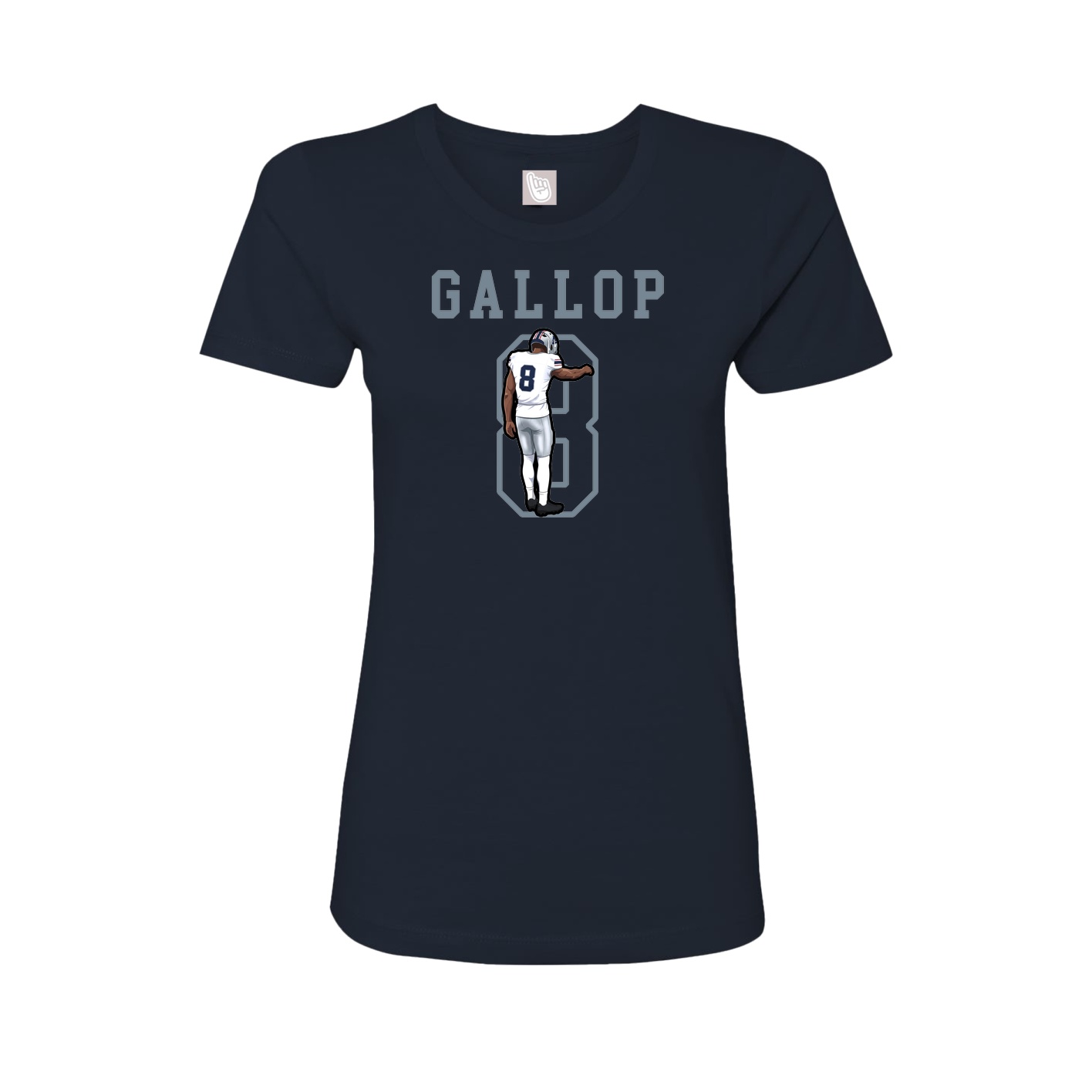 Fitted Women's Tee — Shirsey in Navy