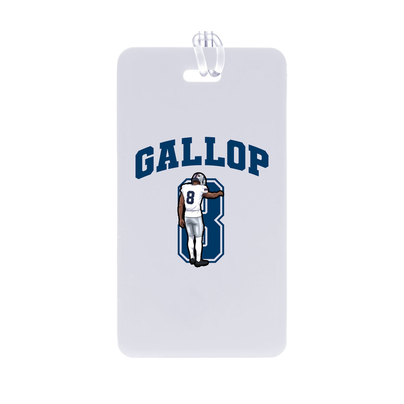 Bag Tag — Number in Classic