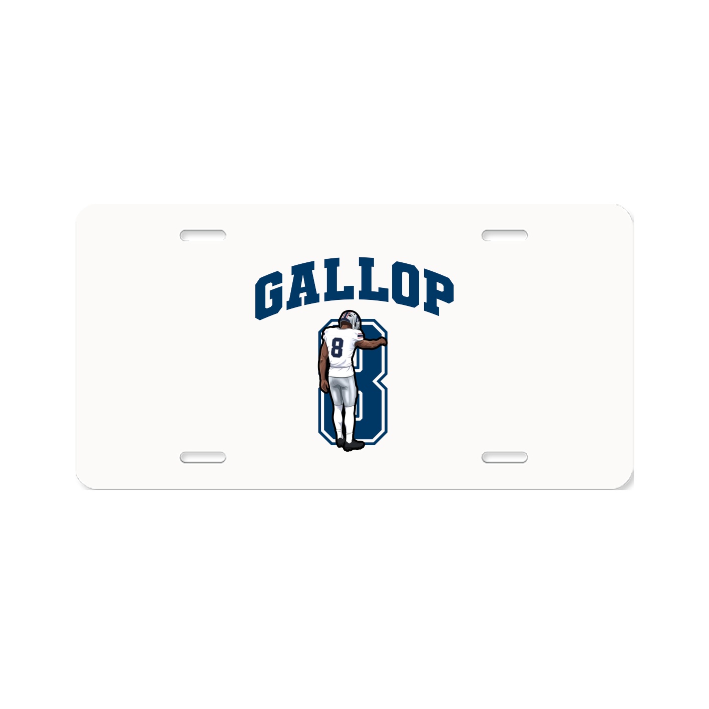 License Plate — Number in Classic