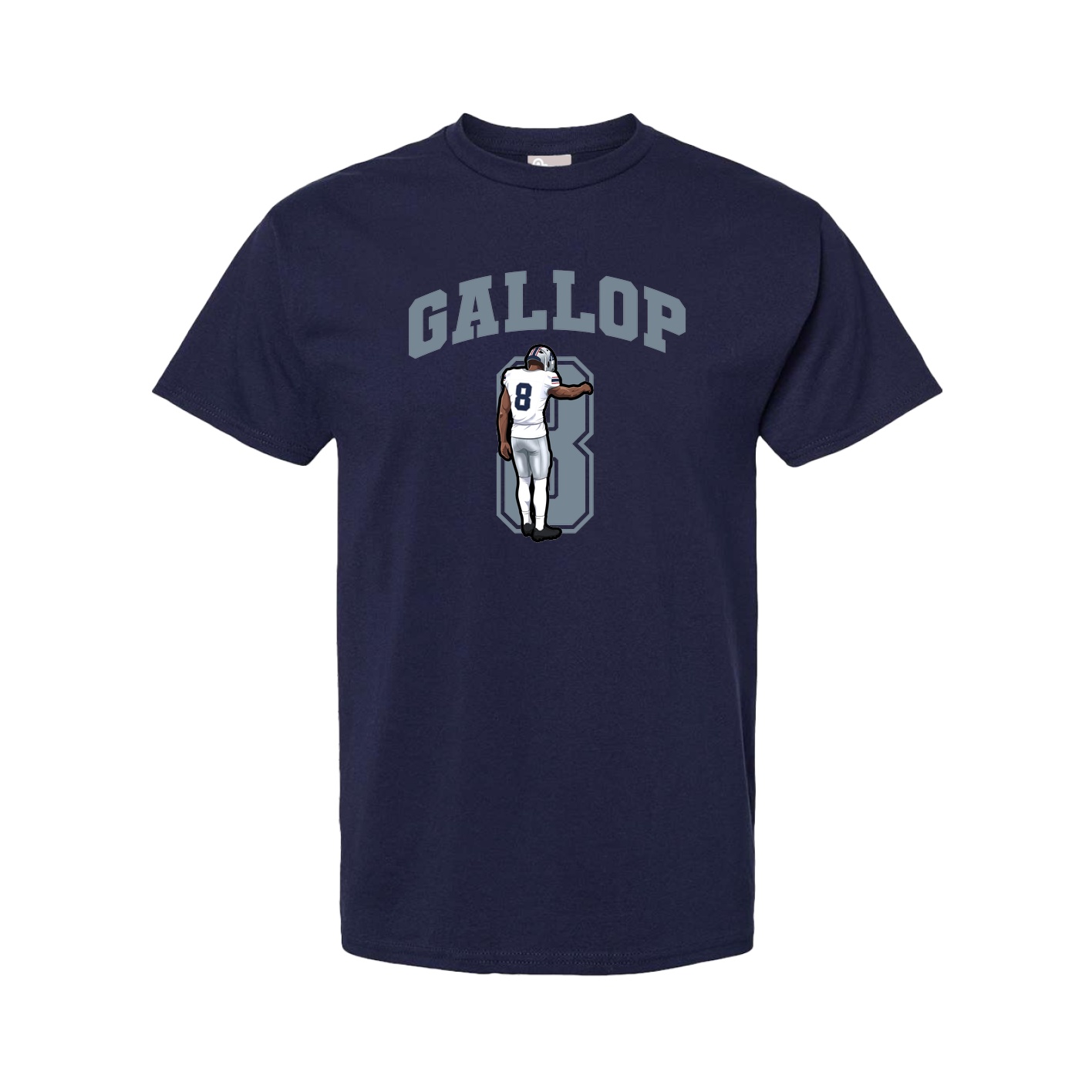 Tee — Number in Navy
