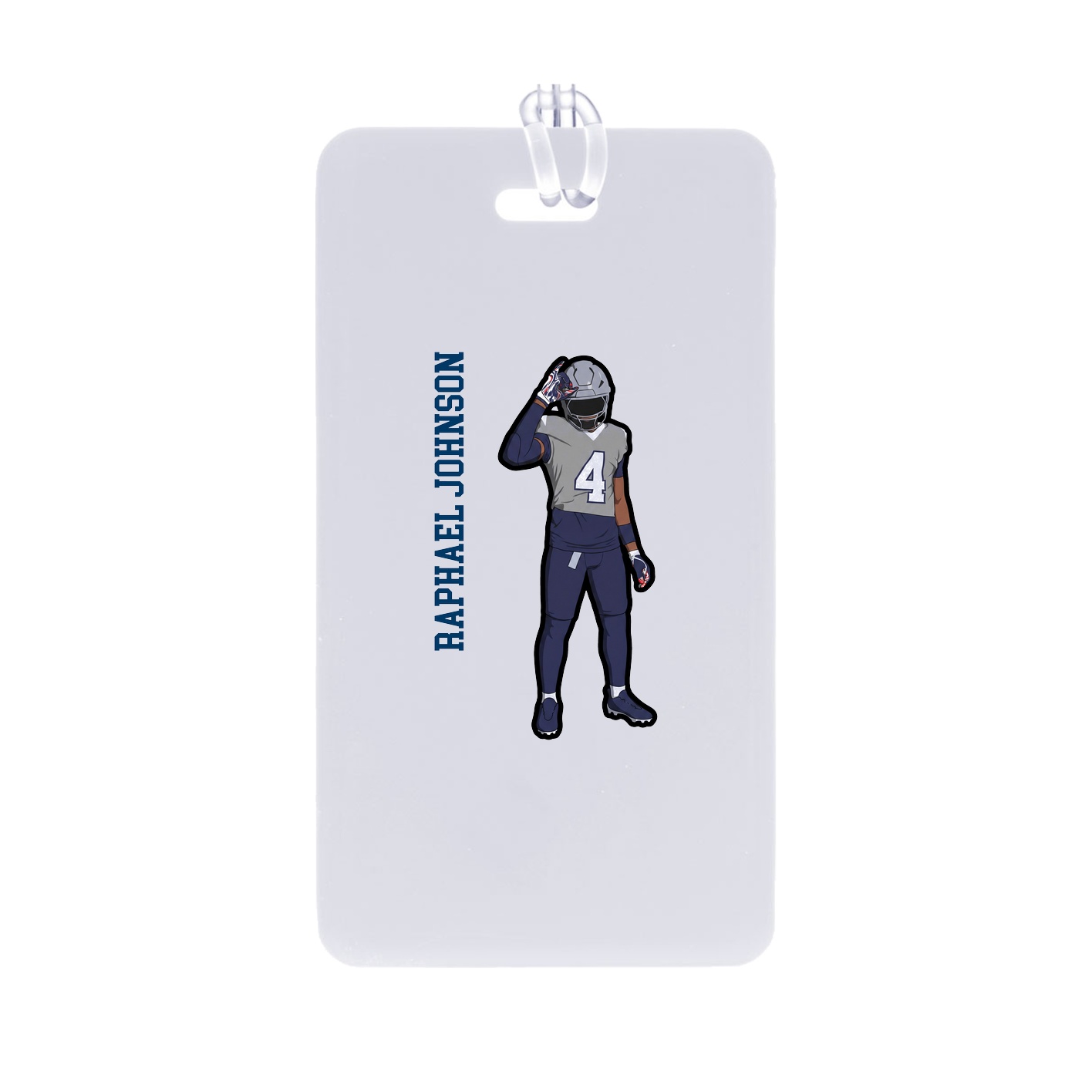 Bag Tag — Name Vertical in Classic