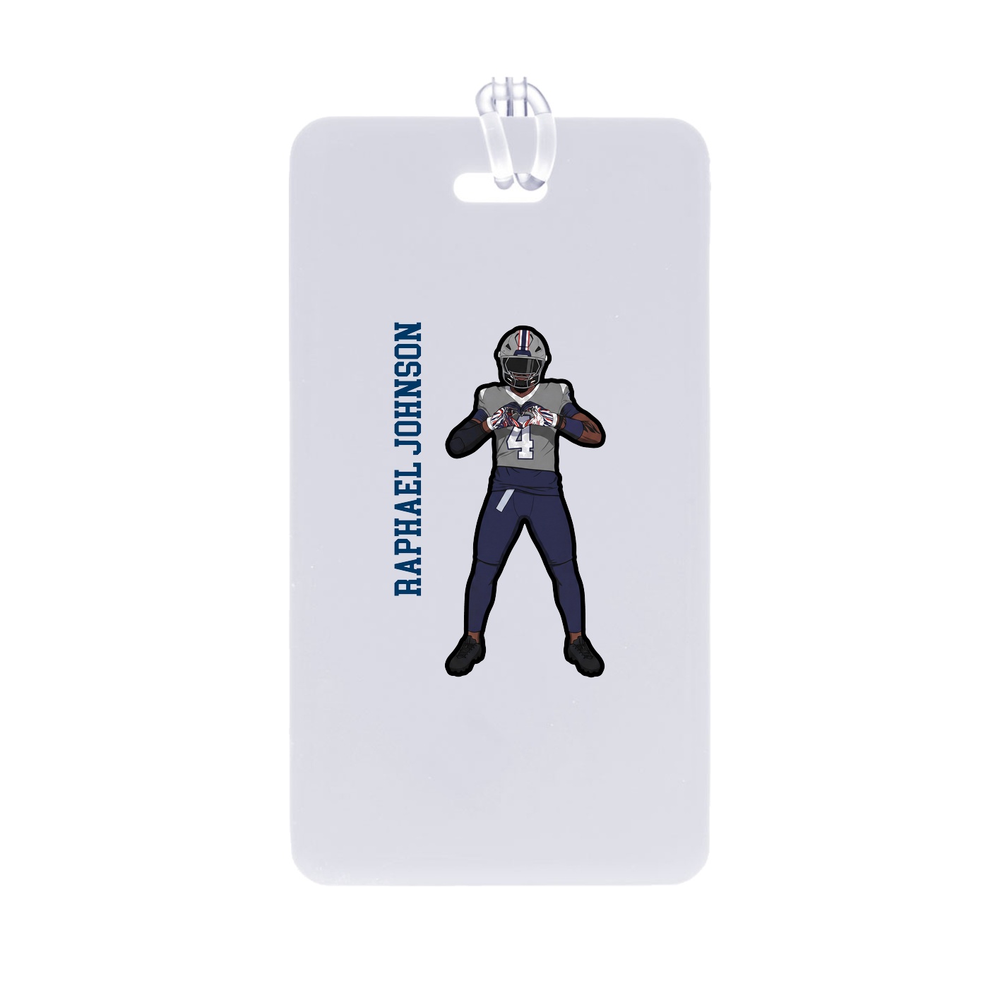 Bag Tag — Name Vertical in Classic