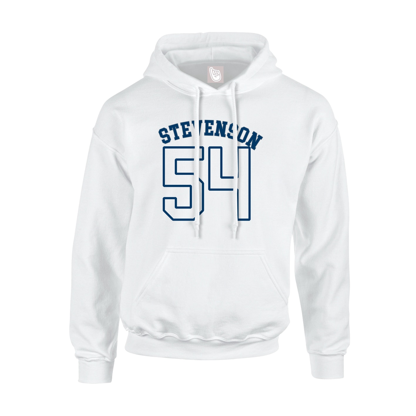 Hoodie — Shirsey Arch in White