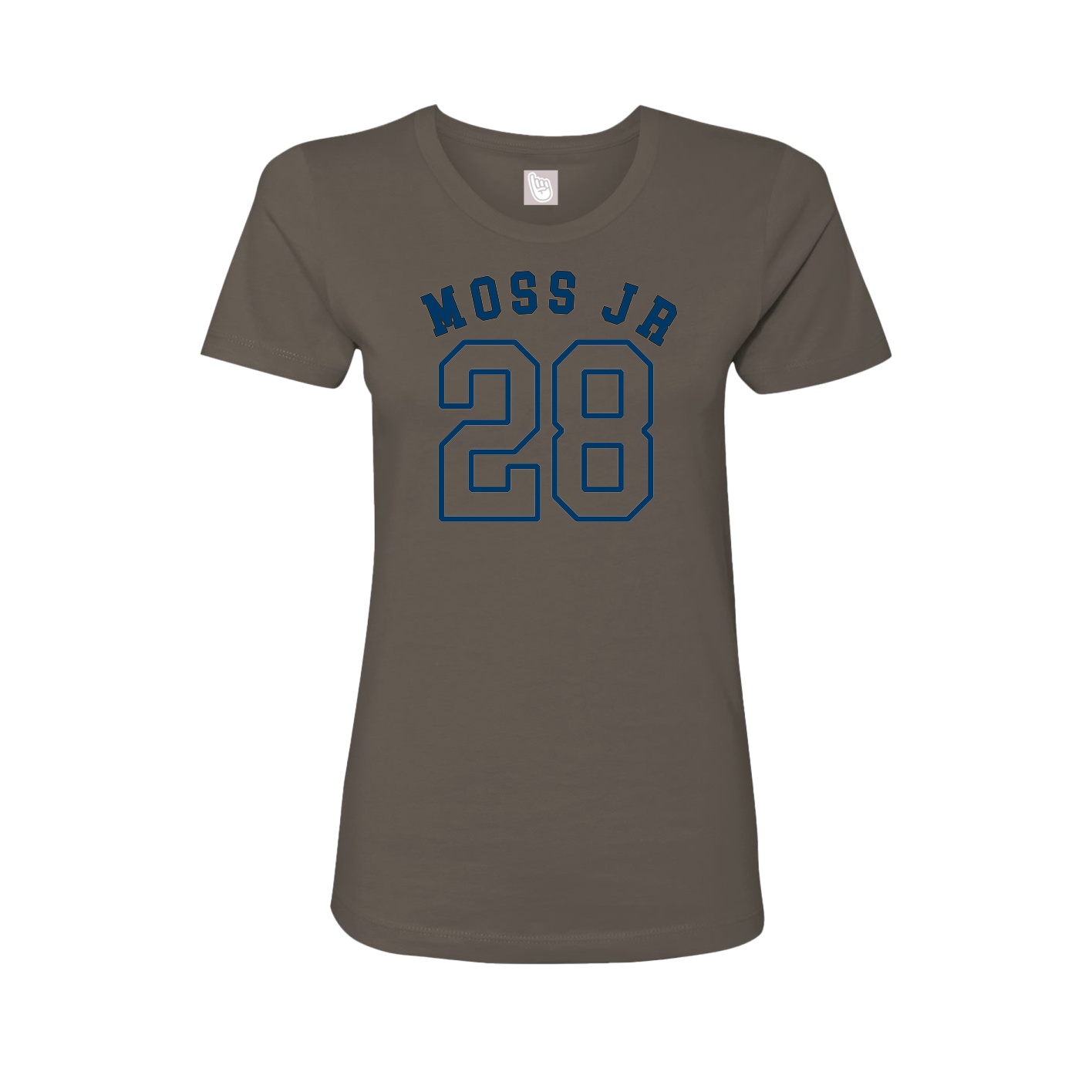 Fitted Women's Tee — Shirsey Arch in Grey