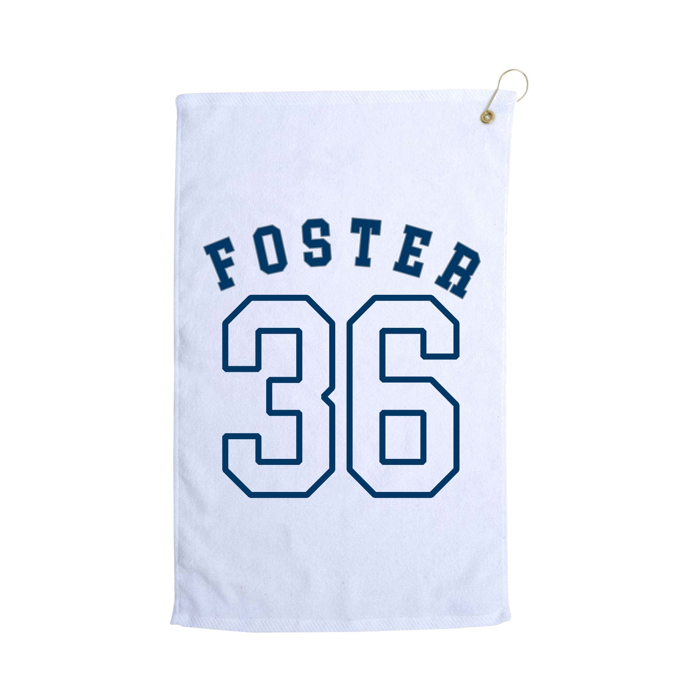 Golf Towel — Shirsey Arch in White