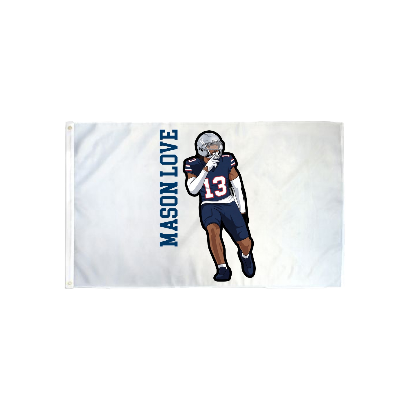 3x5 Flag — Name Vertical in Classic