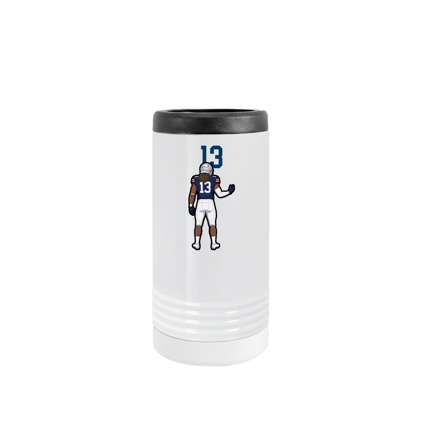Slim Beverage Holder — Number Top in White