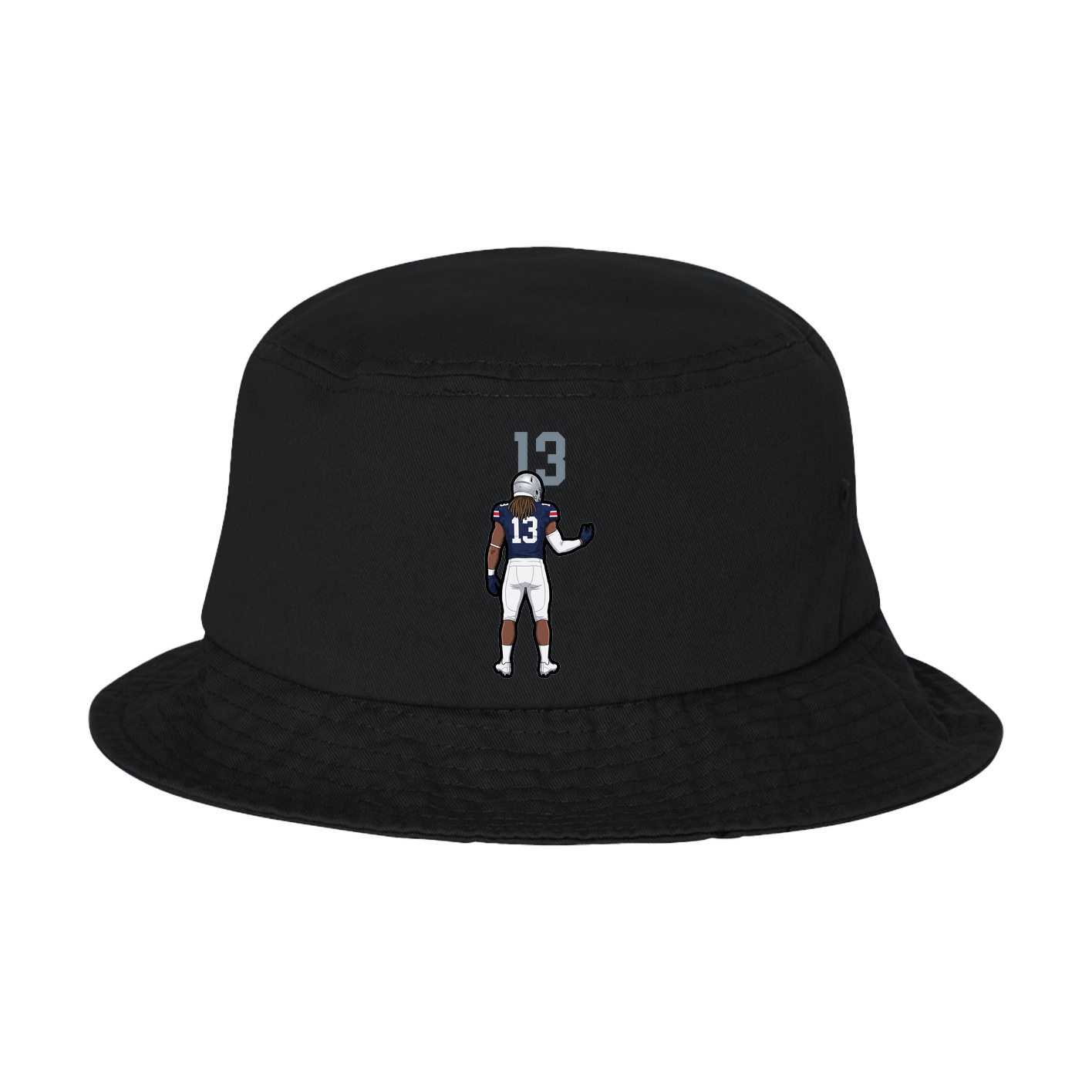 Bucket Cap — Number Top in Black
