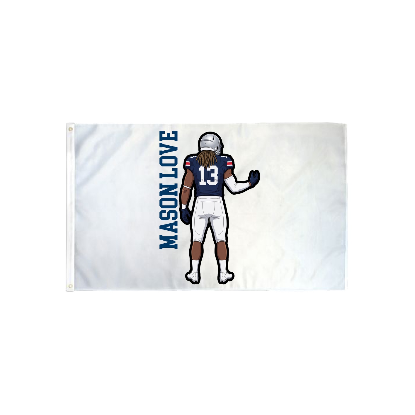 3x5 Flag — Name Vertical in Classic
