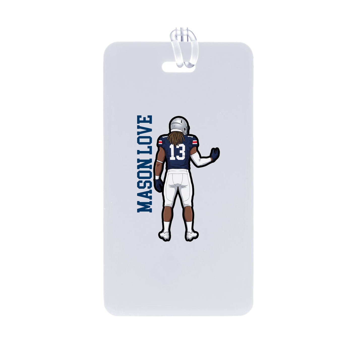 Bag Tag — Name Vertical in Classic