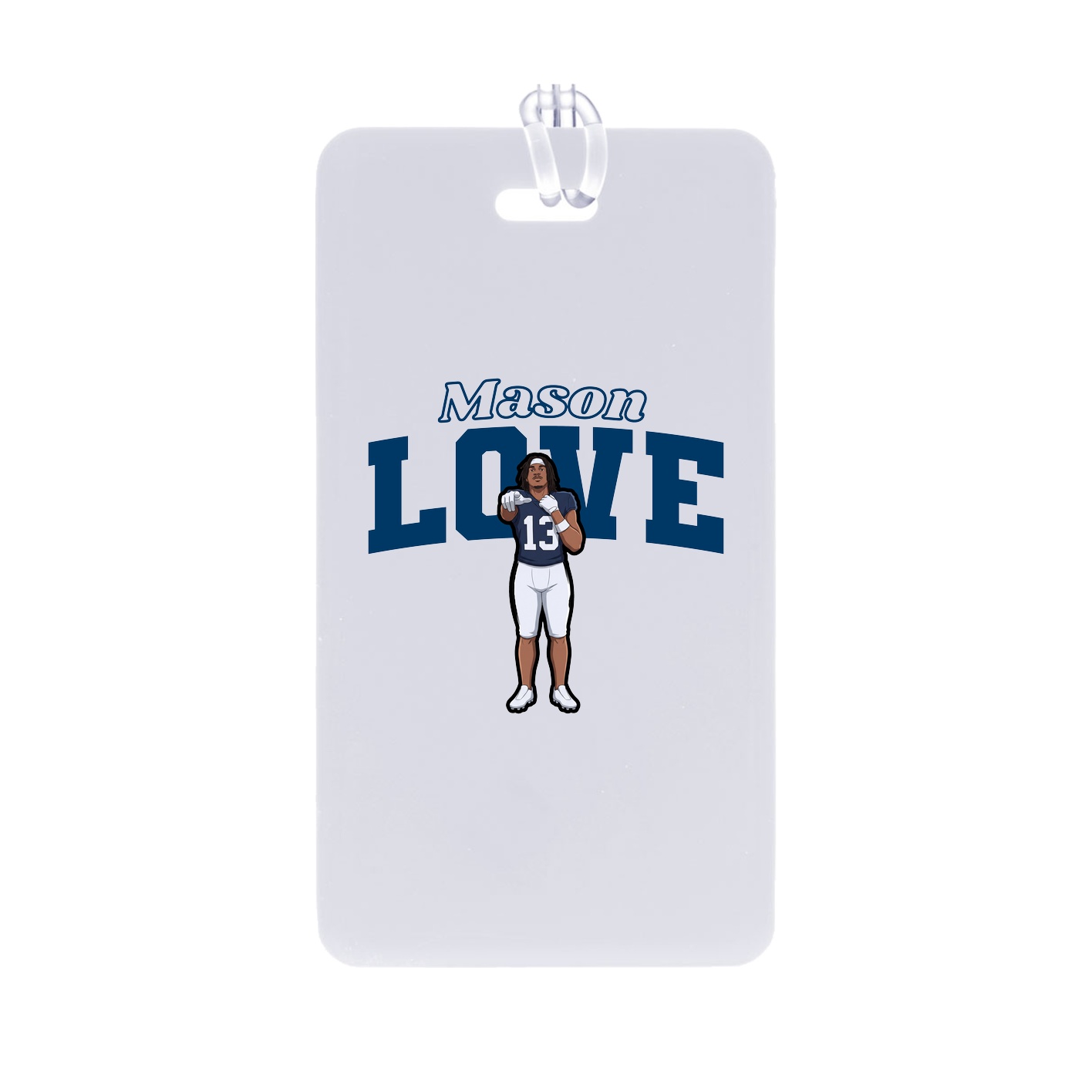 Bag Tag — Name Arch in Classic