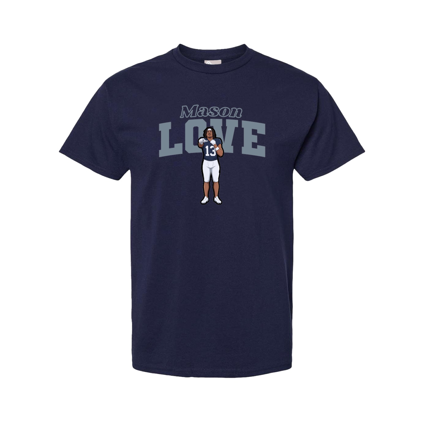 Tee — Name Arch in Navy