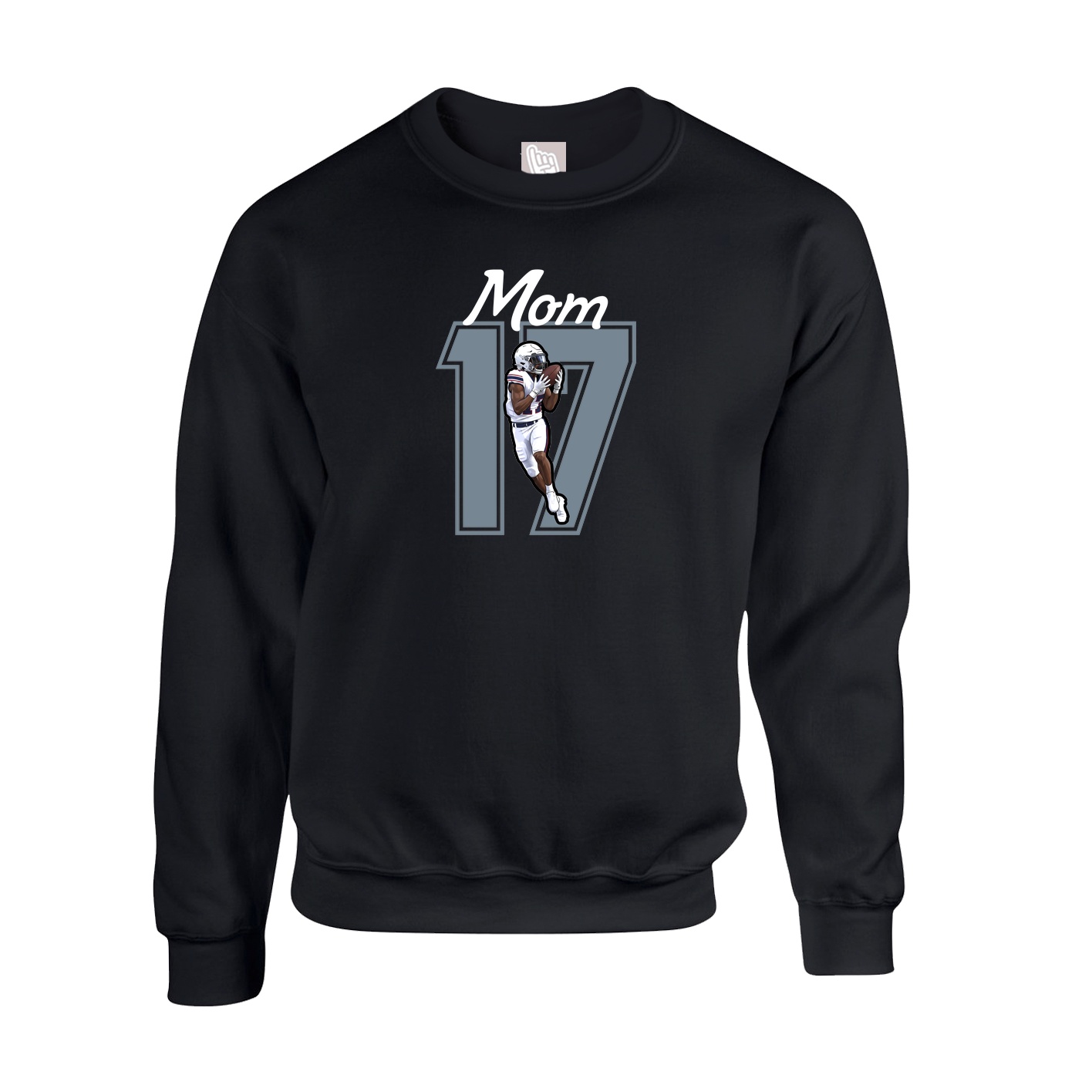 Fleece Crew — Mothers Day Shirsey in Black