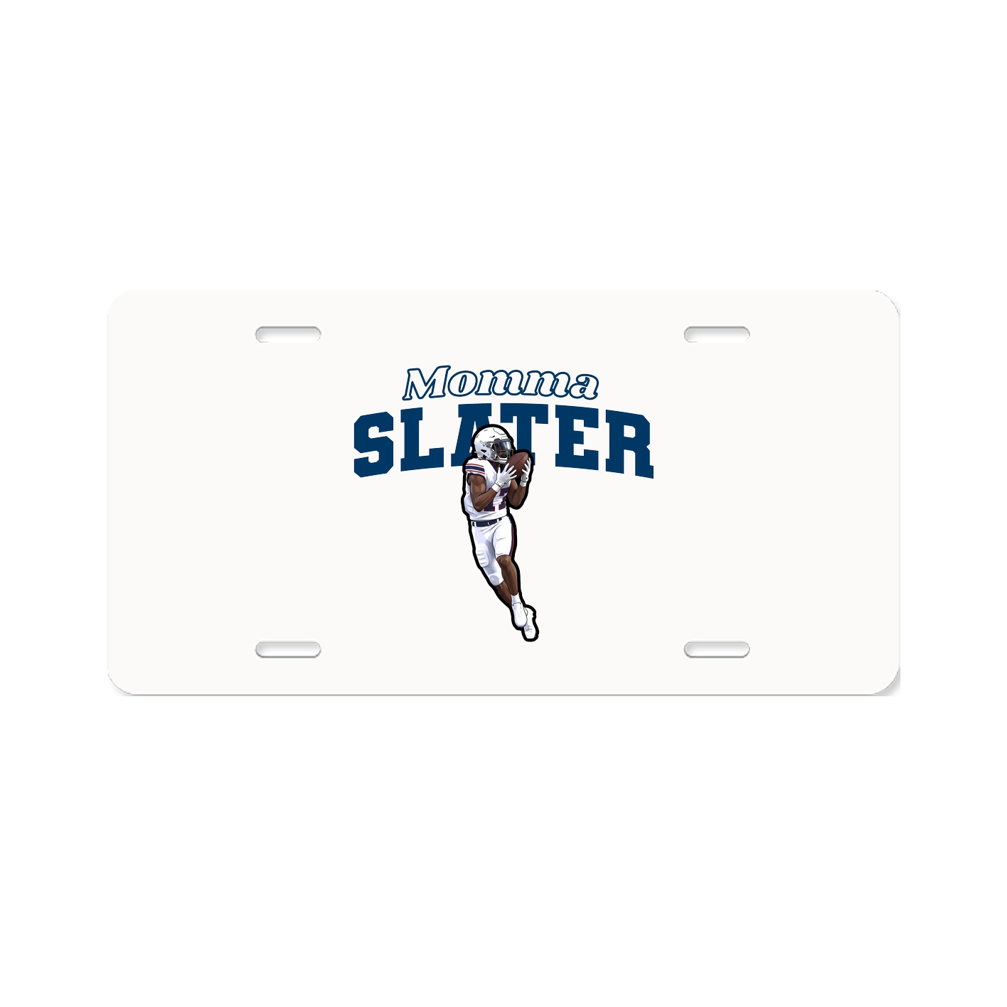 License Plate — Mothers Day Block in Classic