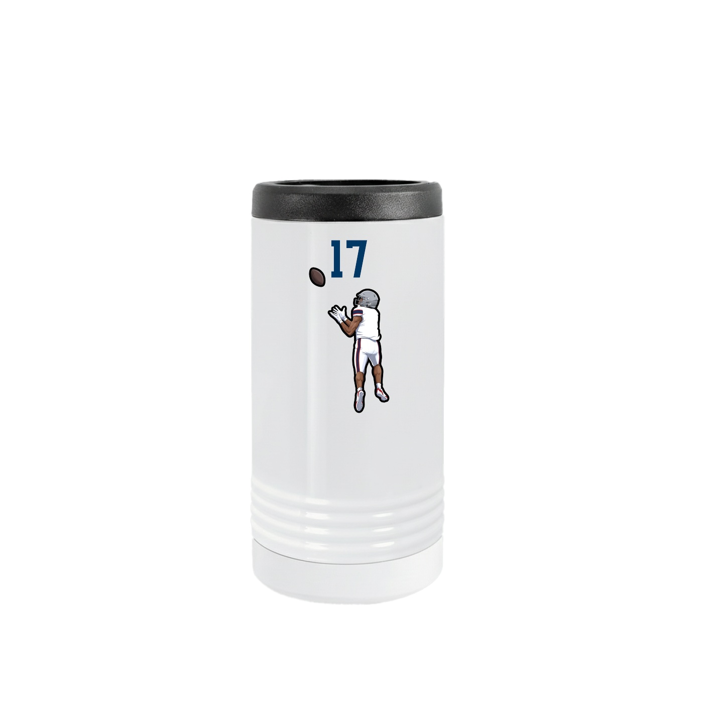 Slim Beverage Holder — Number Top in White