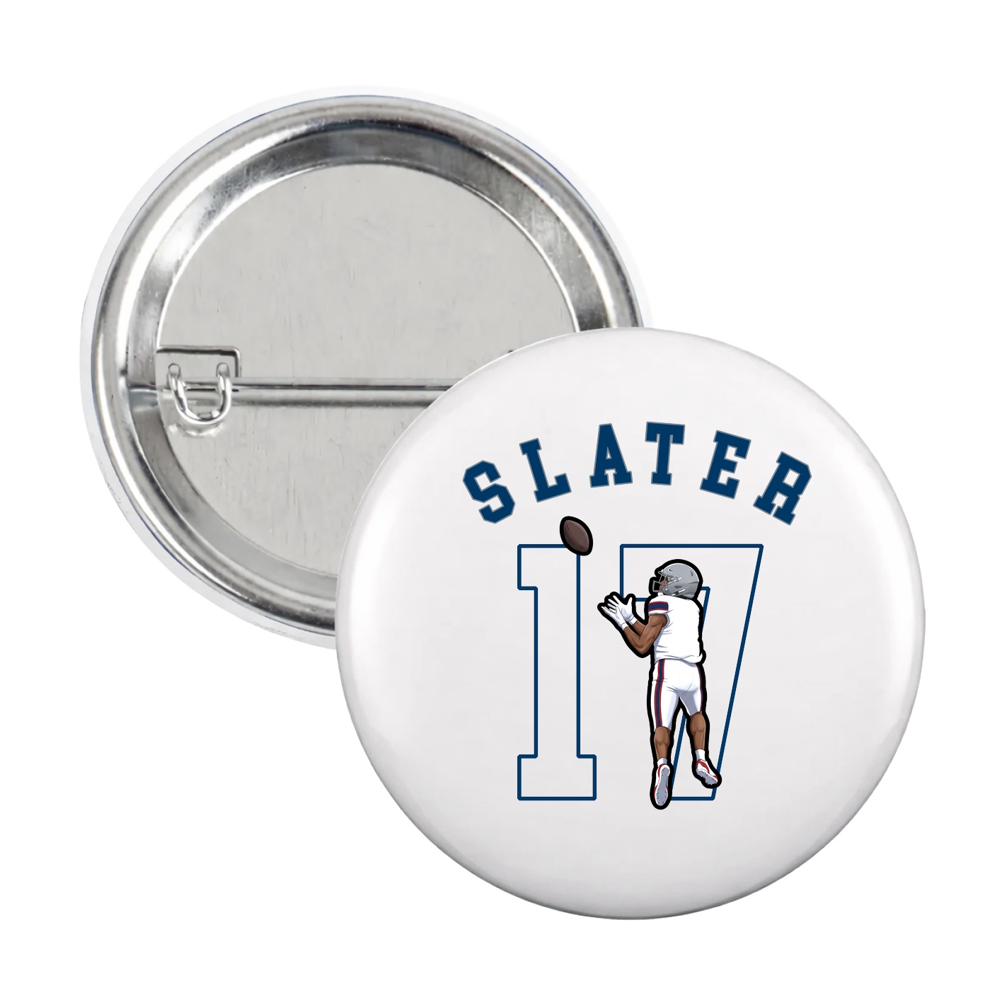 Game Day Button — Shirsey Arch in White