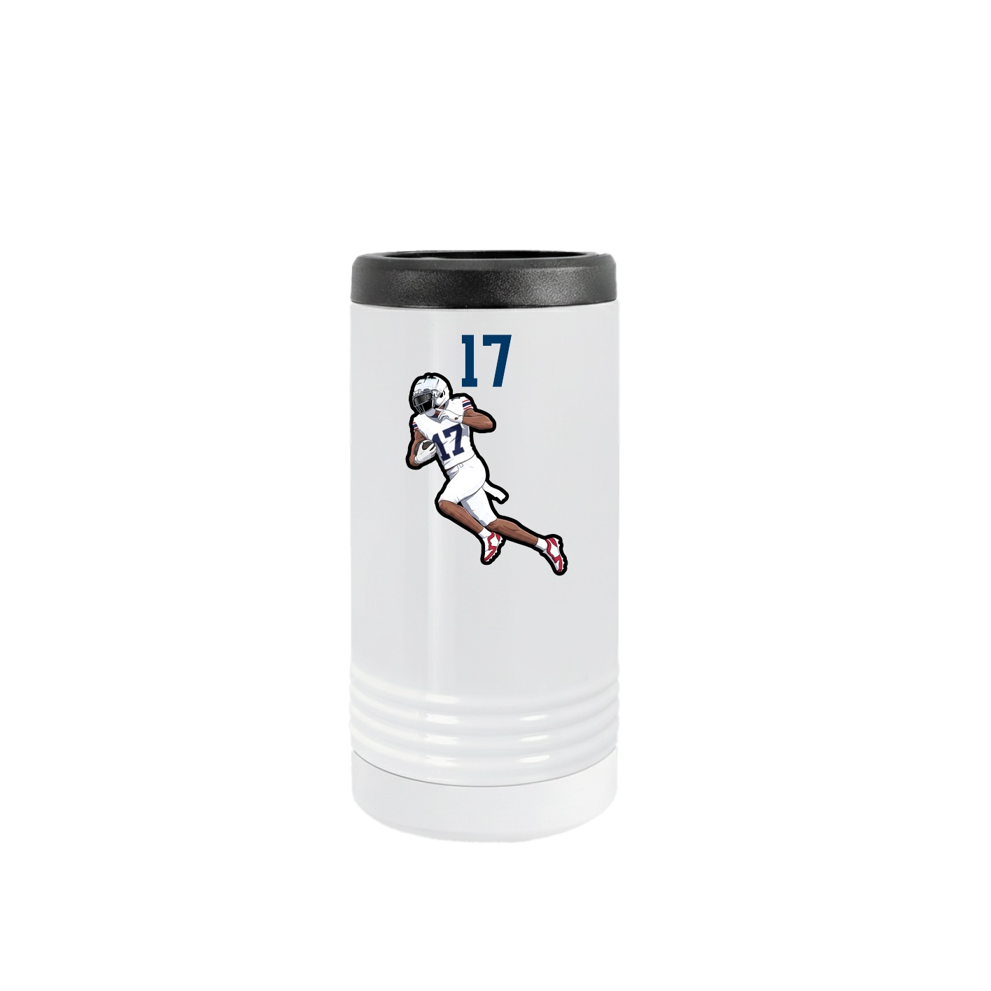 Slim Beverage Holder — Number Top in White