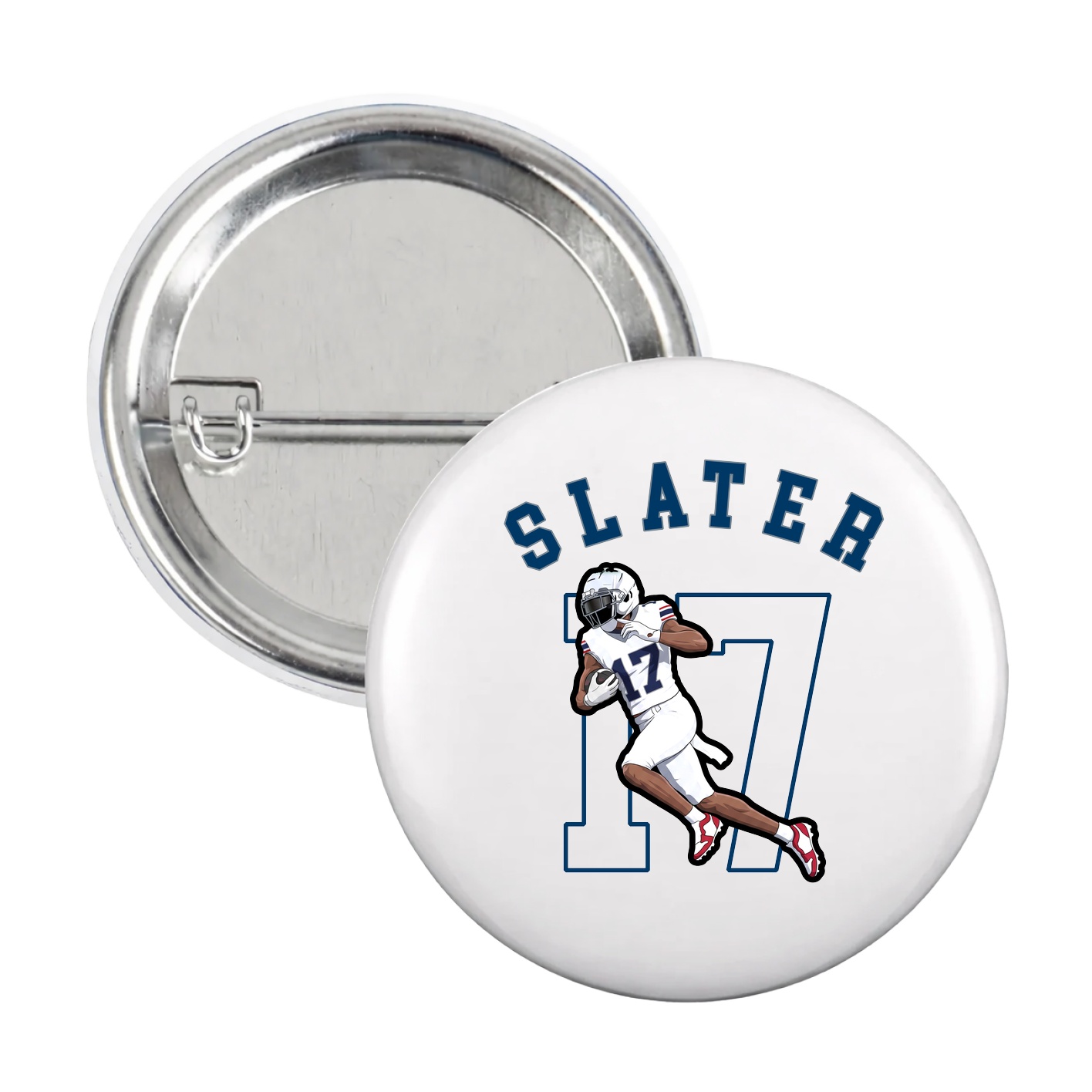 Game Day Button — Shirsey Arch in White