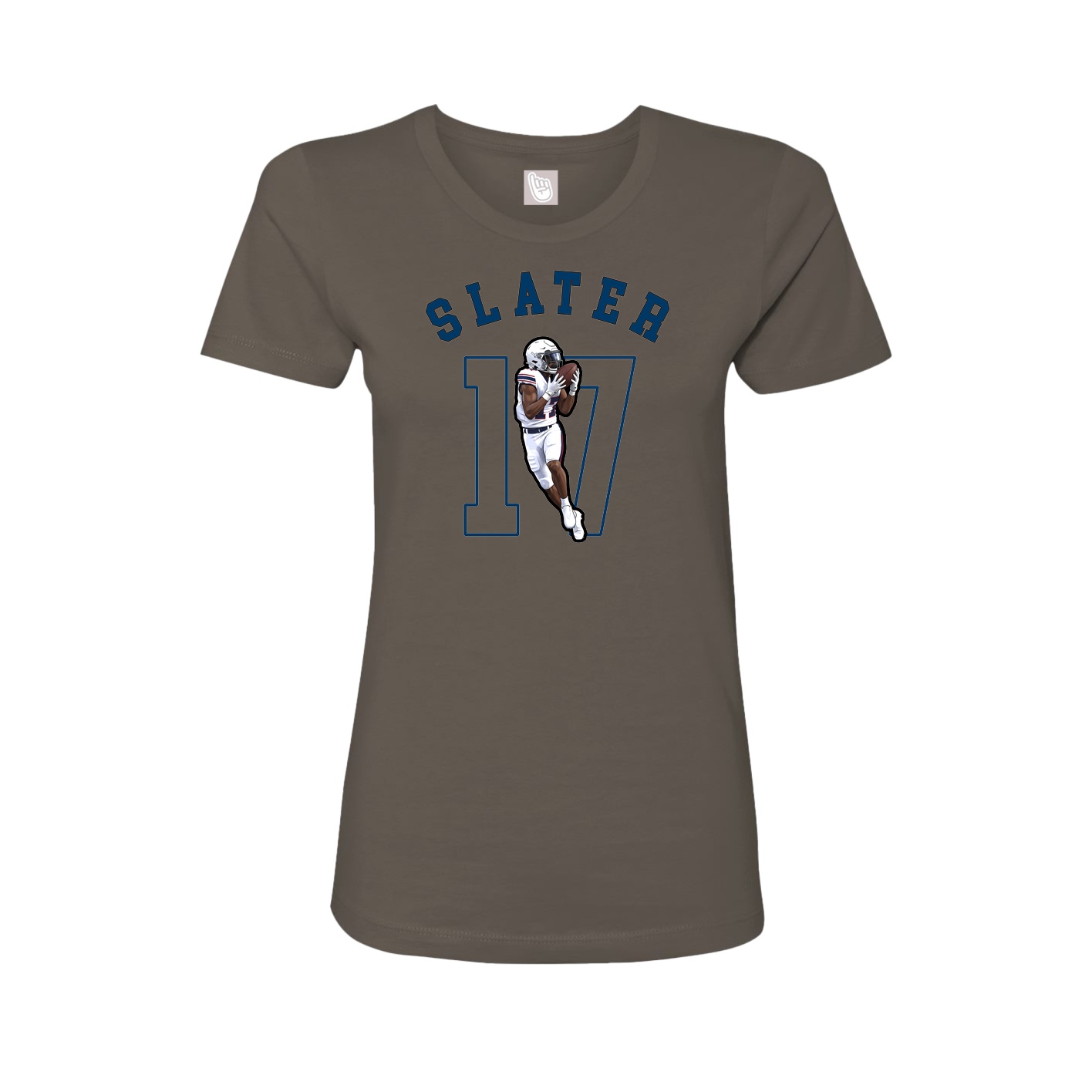 Fitted Women's Tee — Shirsey Arch in Grey