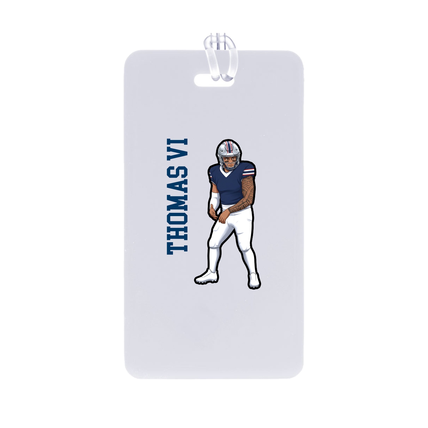 Bag Tag — Name Vertical in Classic