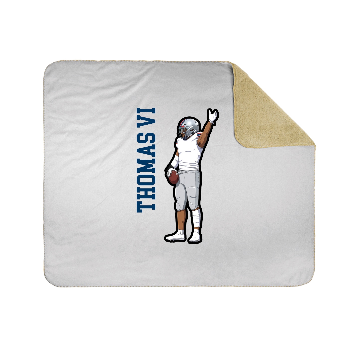 50x60 Sherpa Lined Throw Blanket