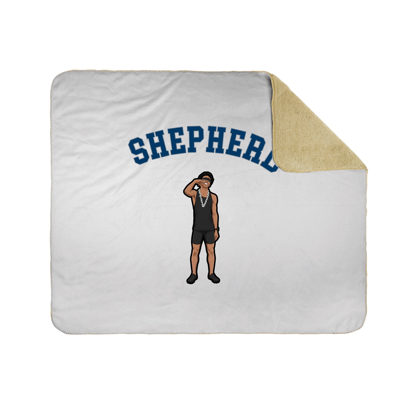 Throw Blanket — Shirsey Arch in White