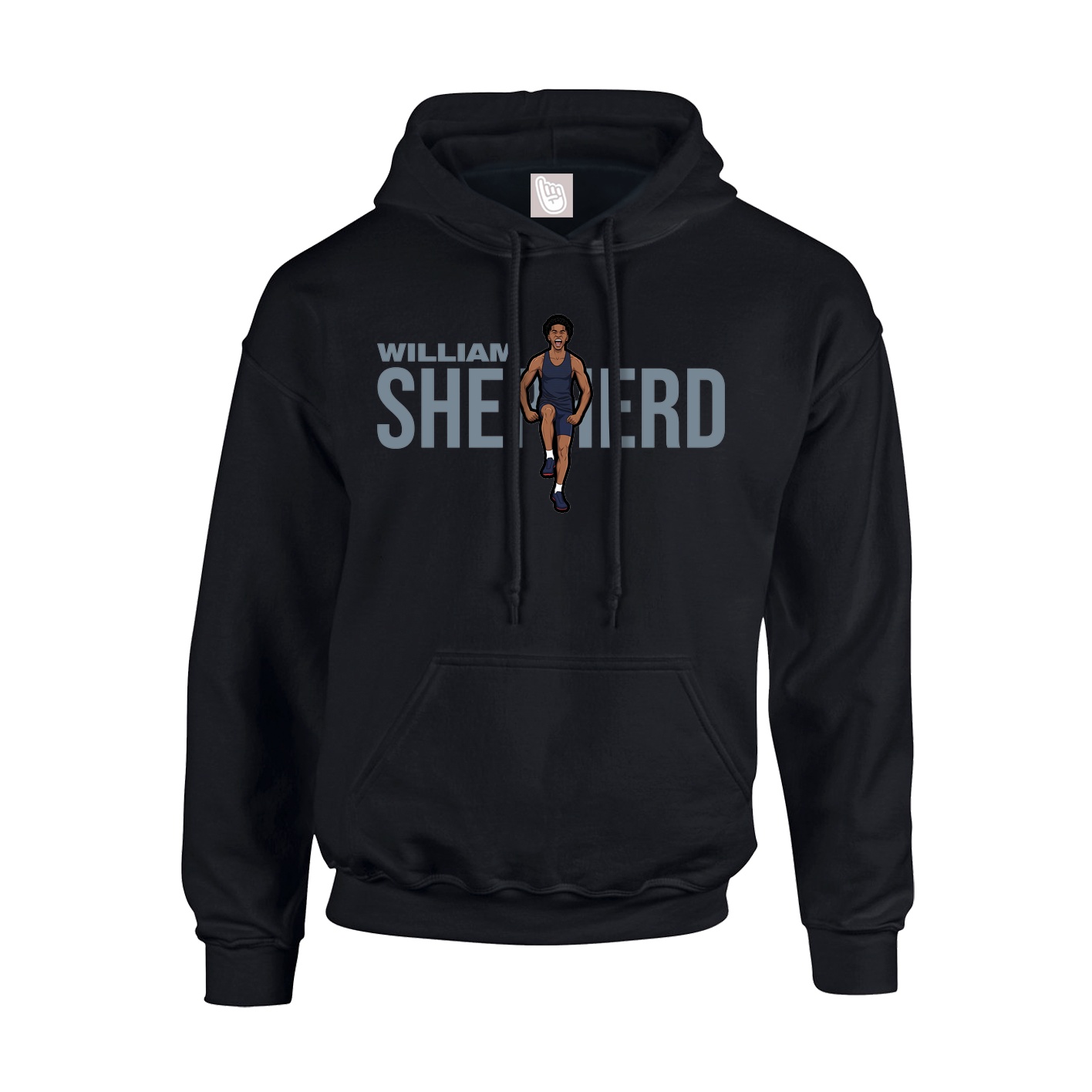 Hoodie — Player Name in Black