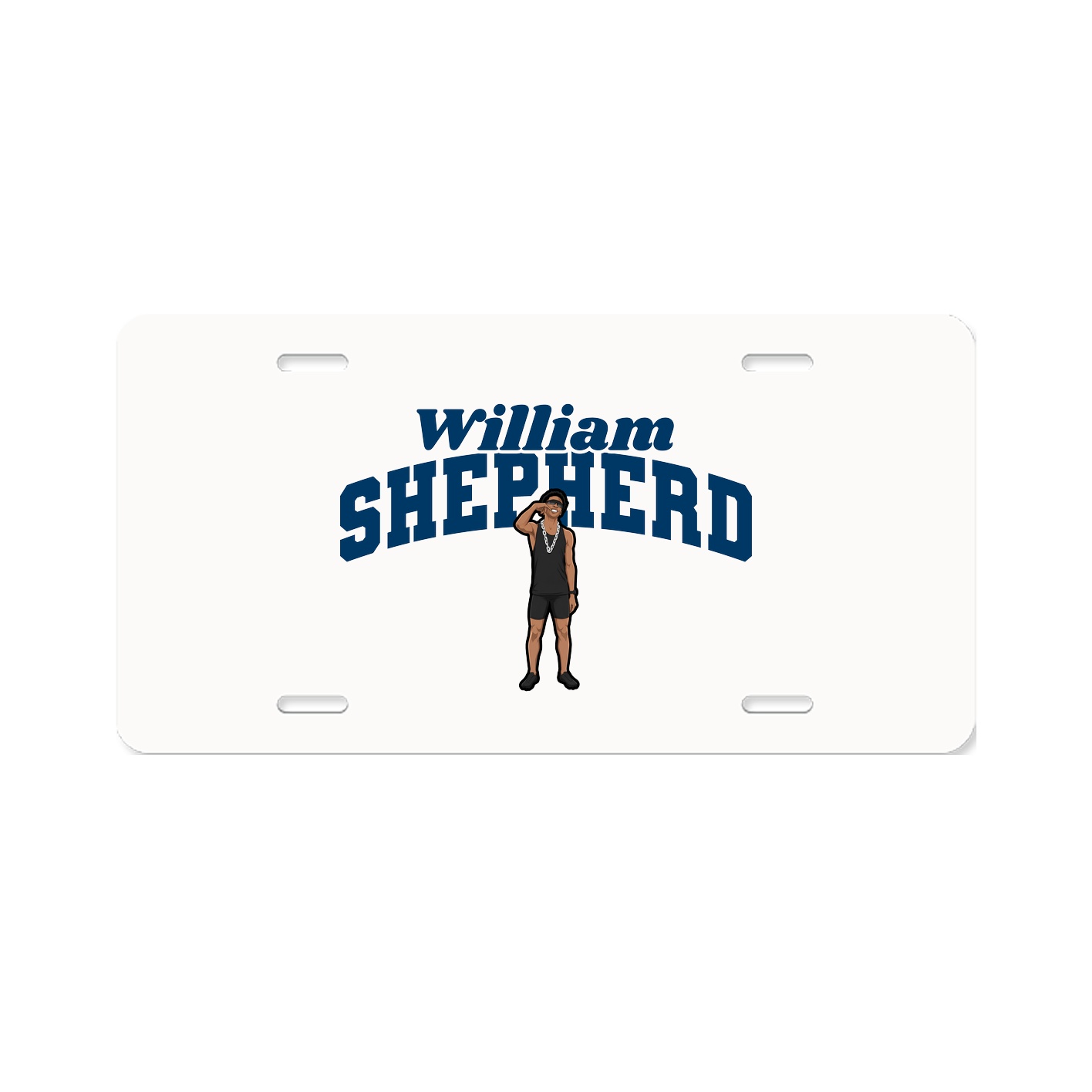 License Plate — Signature Arch in Classic