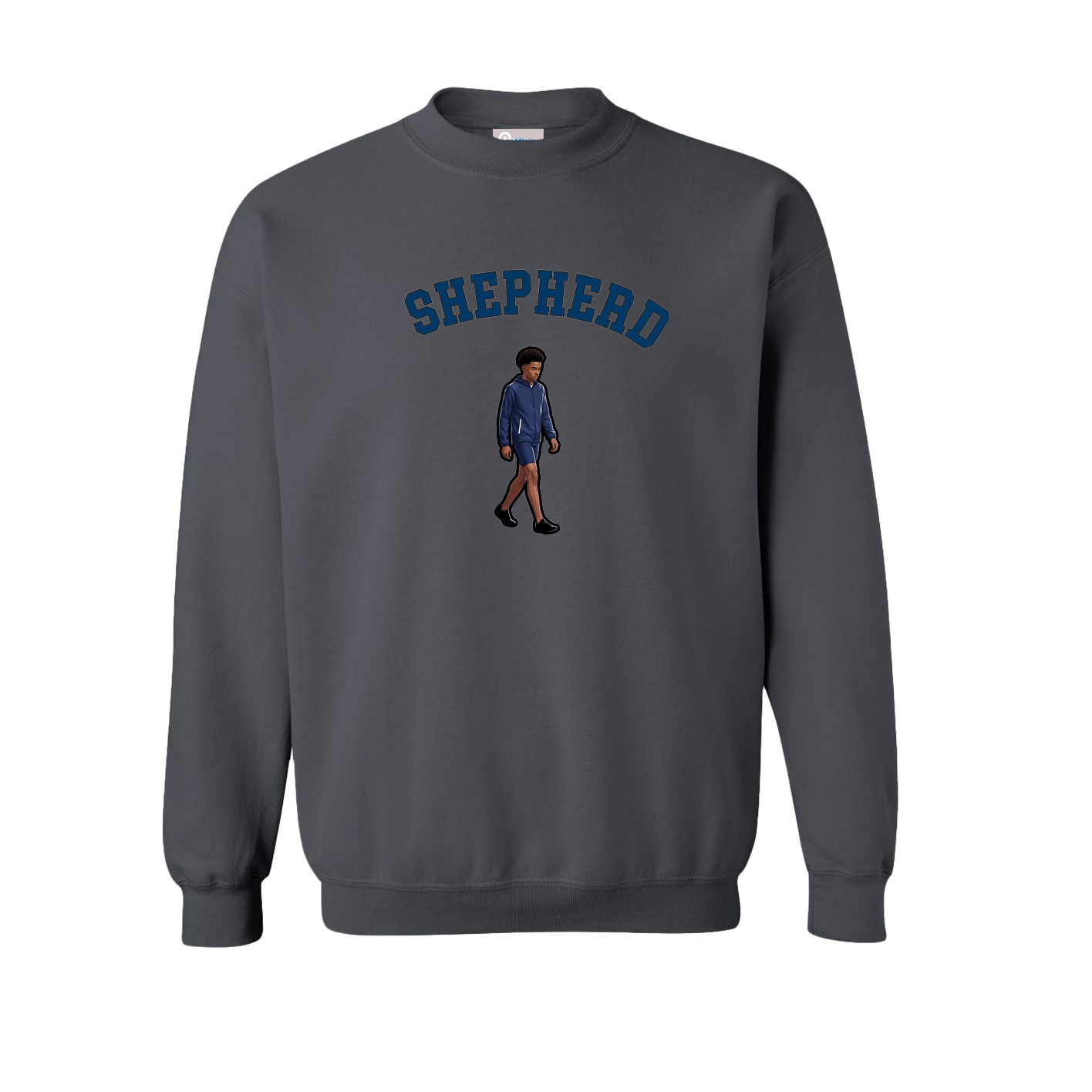 Fleece Crew — Shirsey Arch in Grey