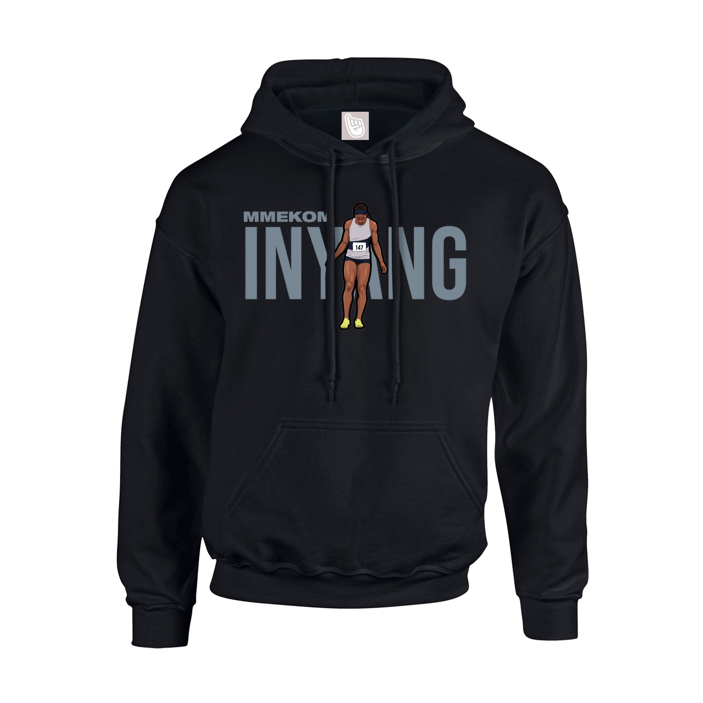 Youth Hoodie — Player Name in Black
