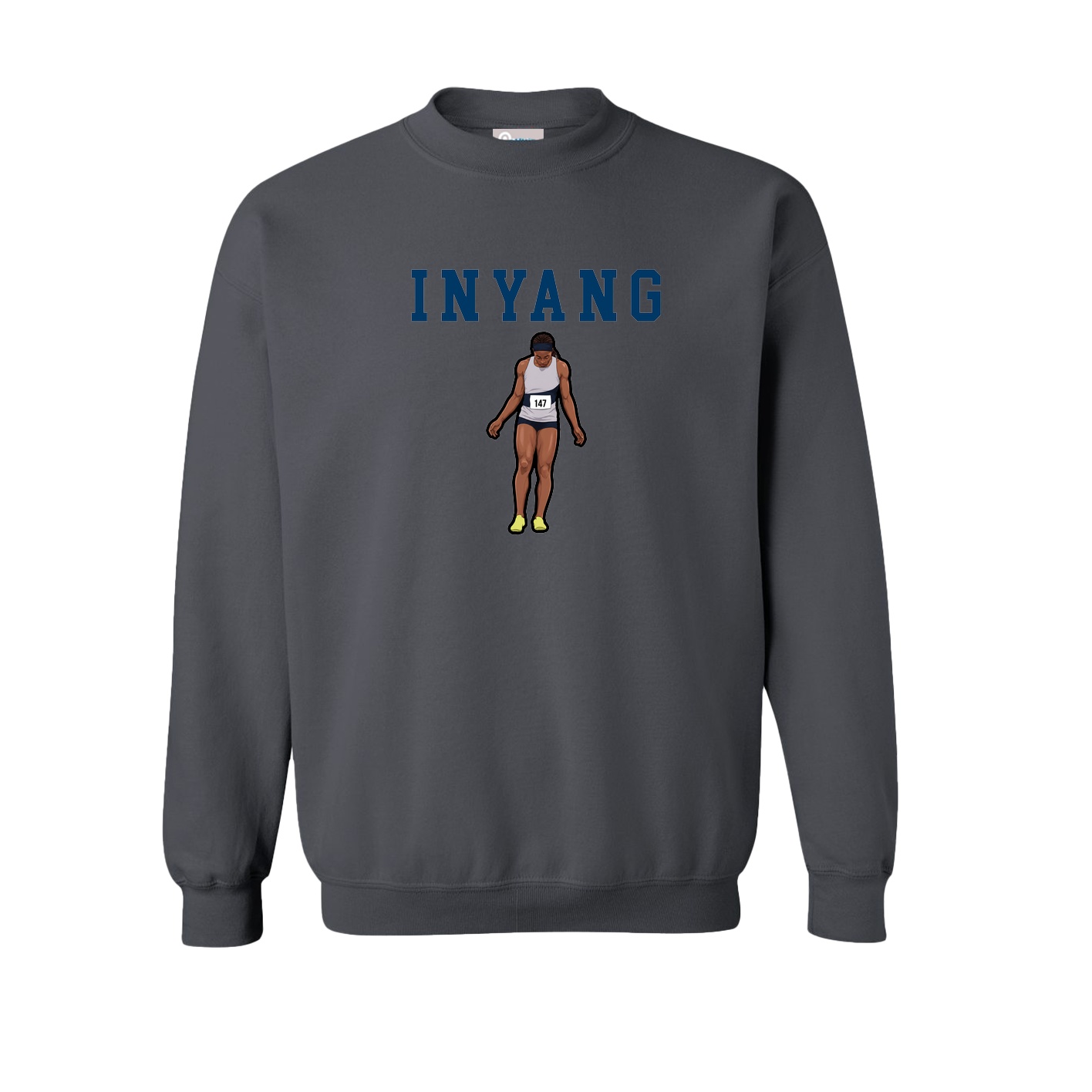 Fleece Crew — Shirsey in Grey
