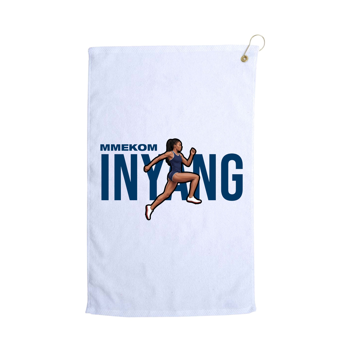 Golf Towel — Player Name in White