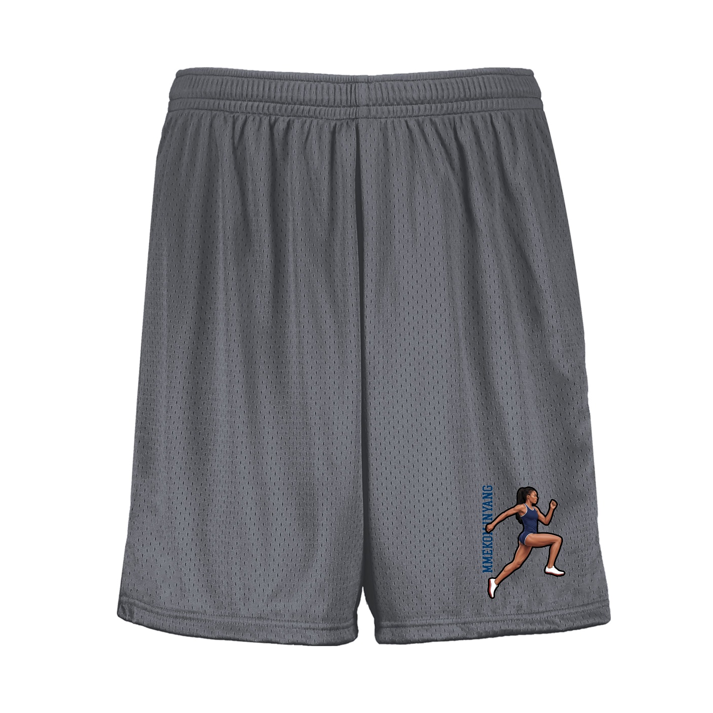 Shorts — Name Vertical in Grey