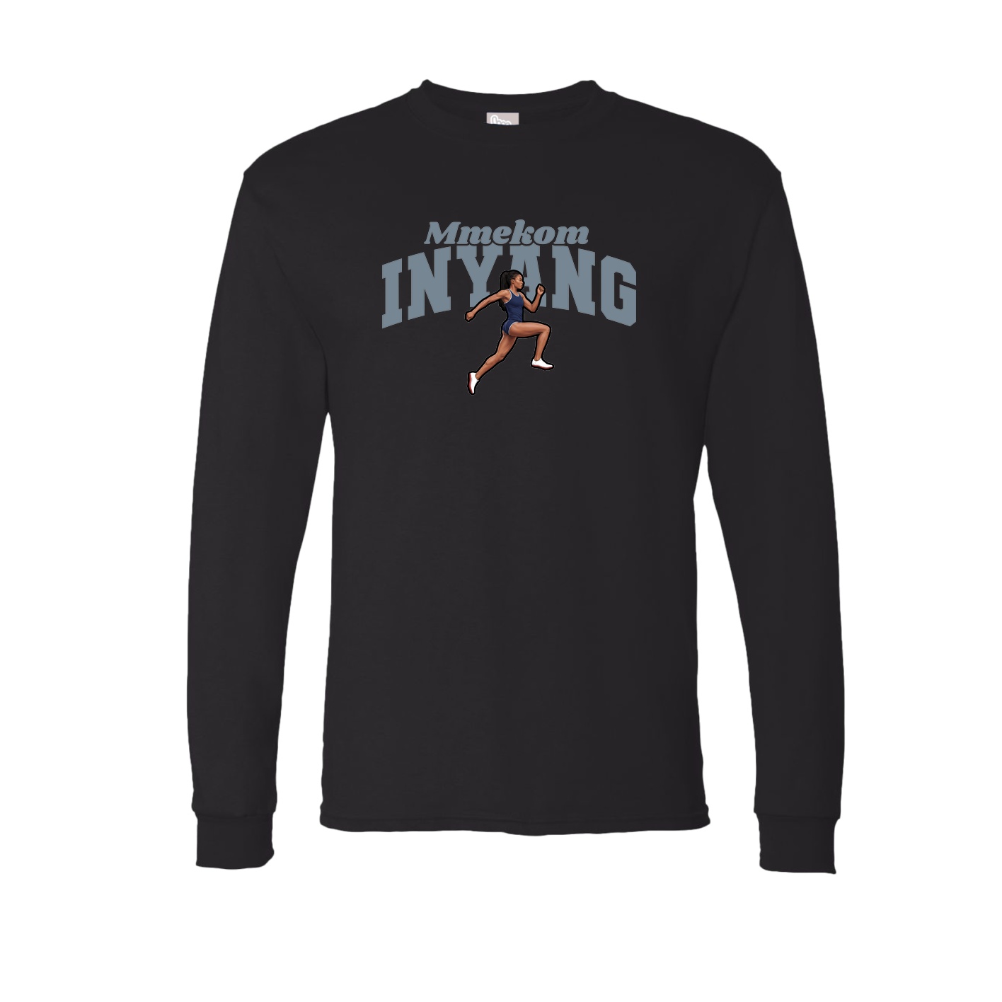 Long Sleeve Tee — Signature Arch in Black