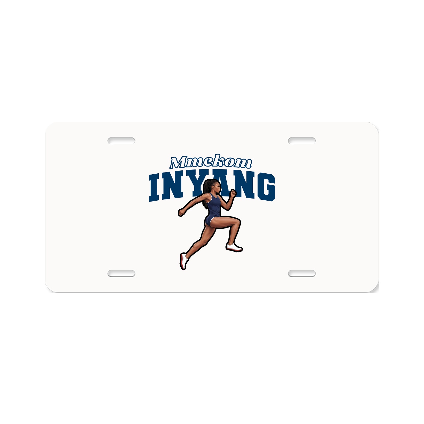 License Plate — Name Arch in Classic