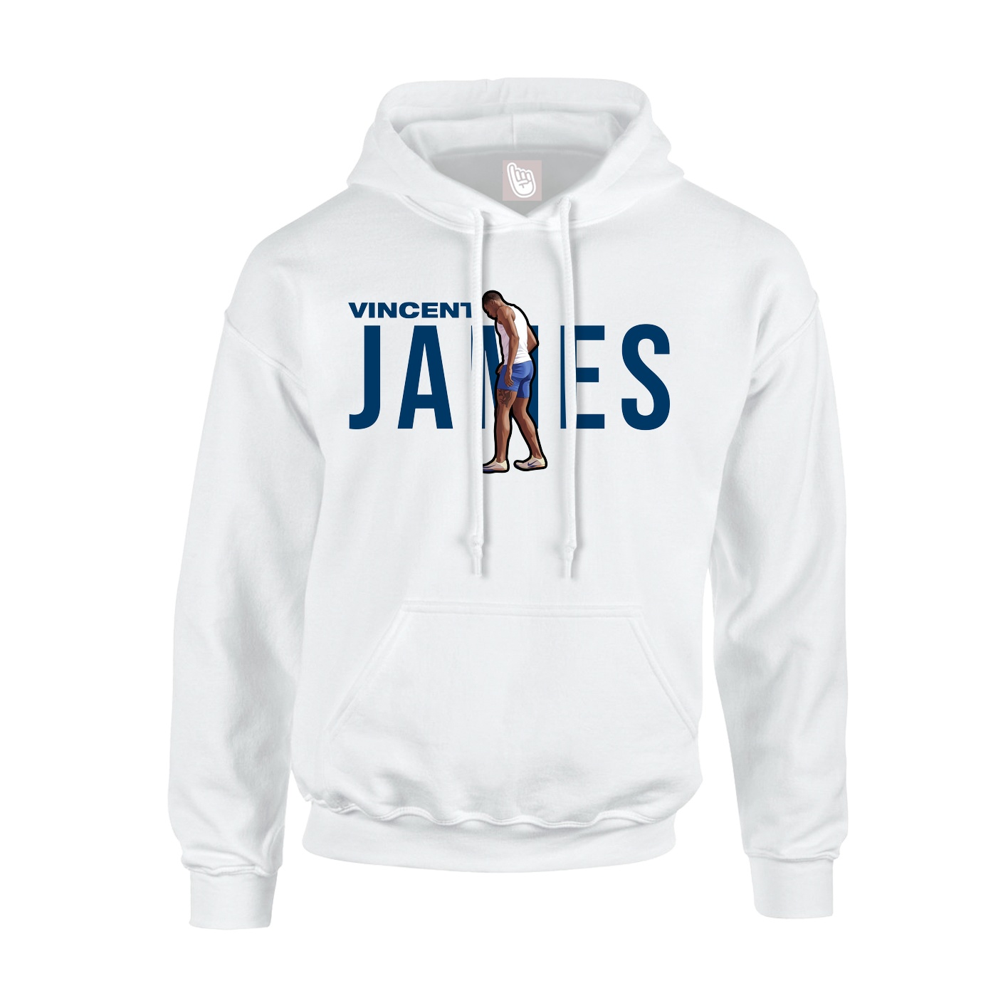 Hoodie — Player Name in White