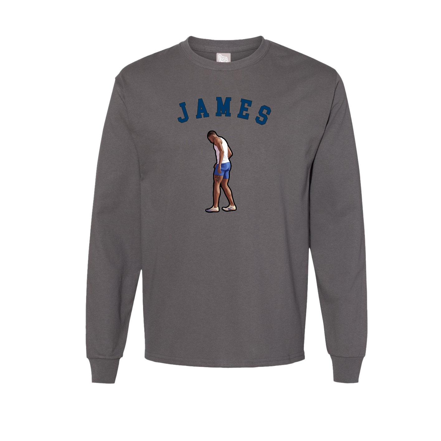 Long Sleeve Tee — Shirsey Arch in Grey