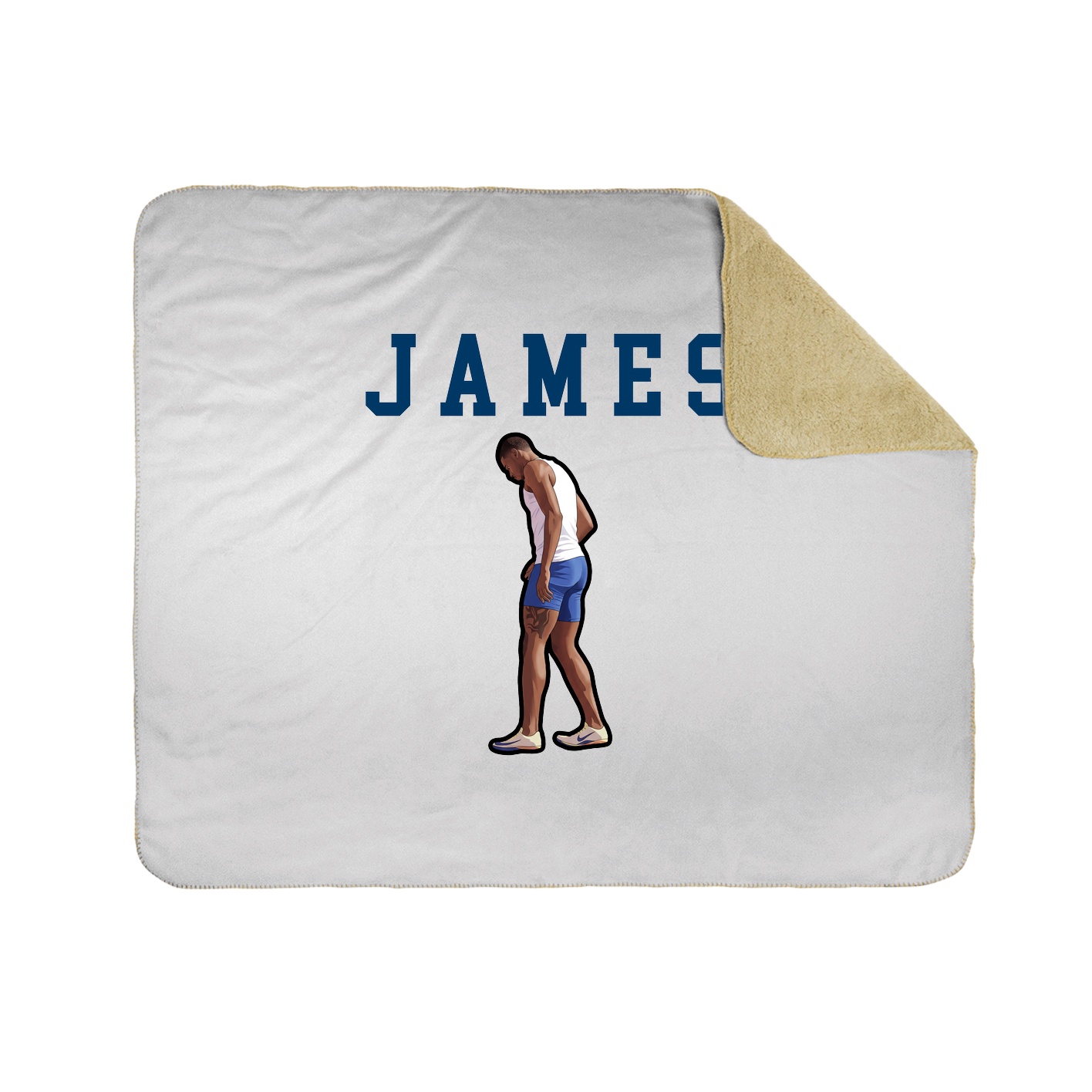 Throw Blanket — Shirsey in White