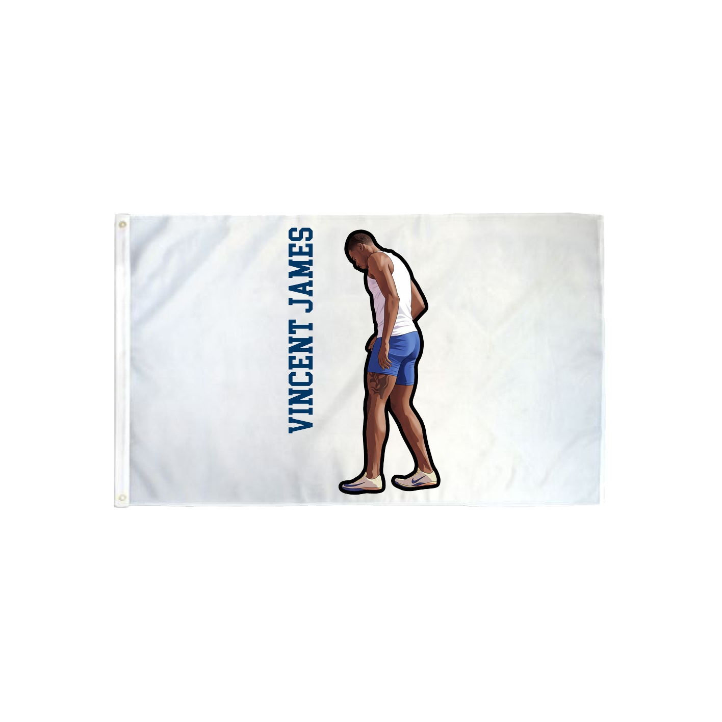 3x5 Flag — Name Vertical in Classic