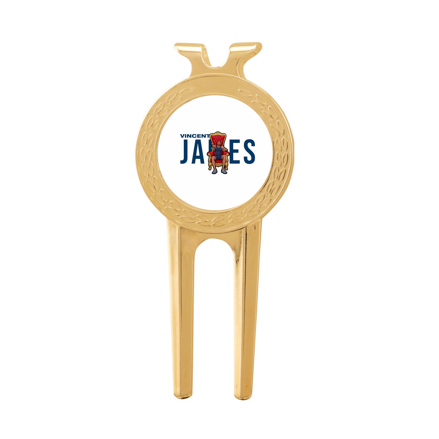 Divot Tool with Ball Marker — Player Name in Classic