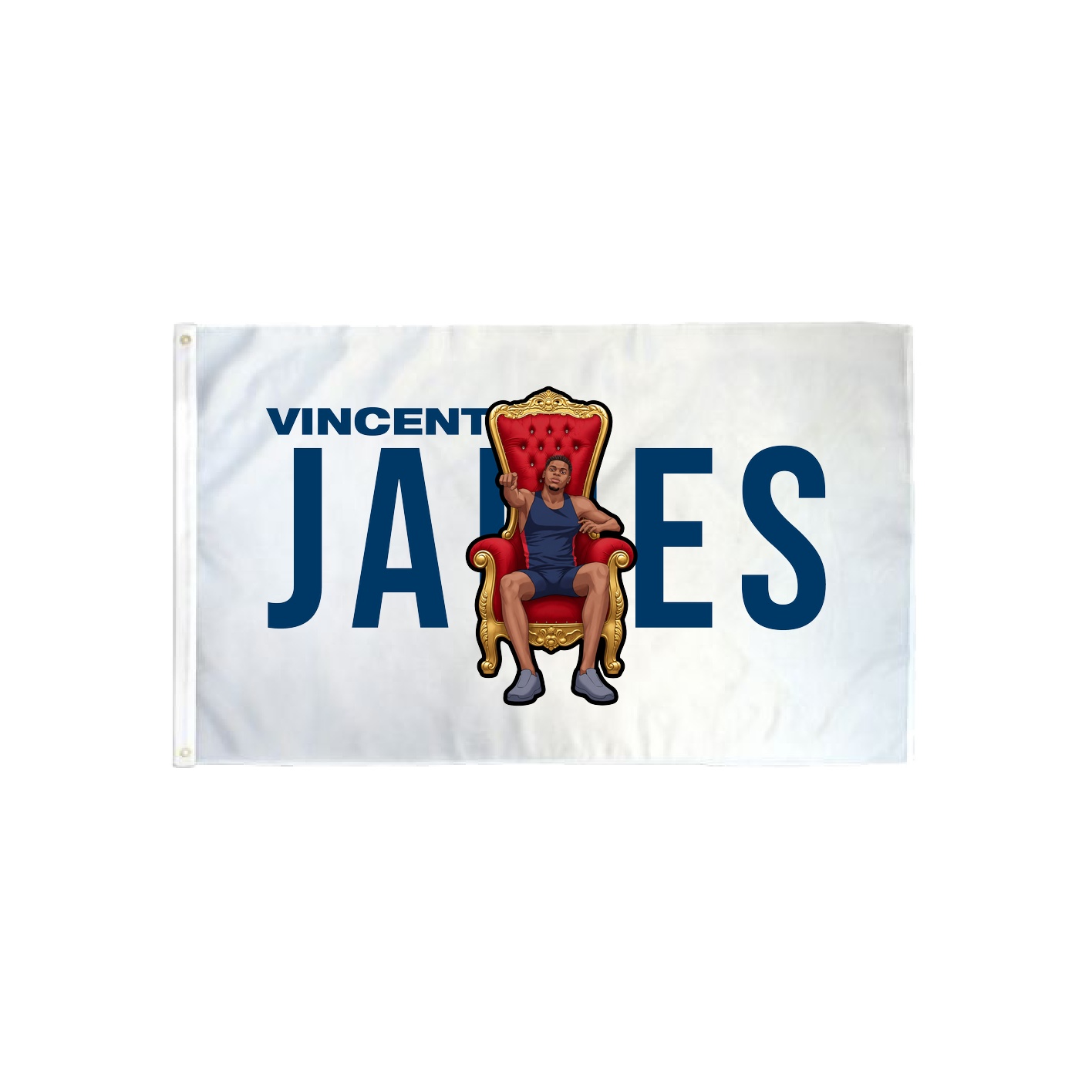 3x5 Flag — Player Name in Classic