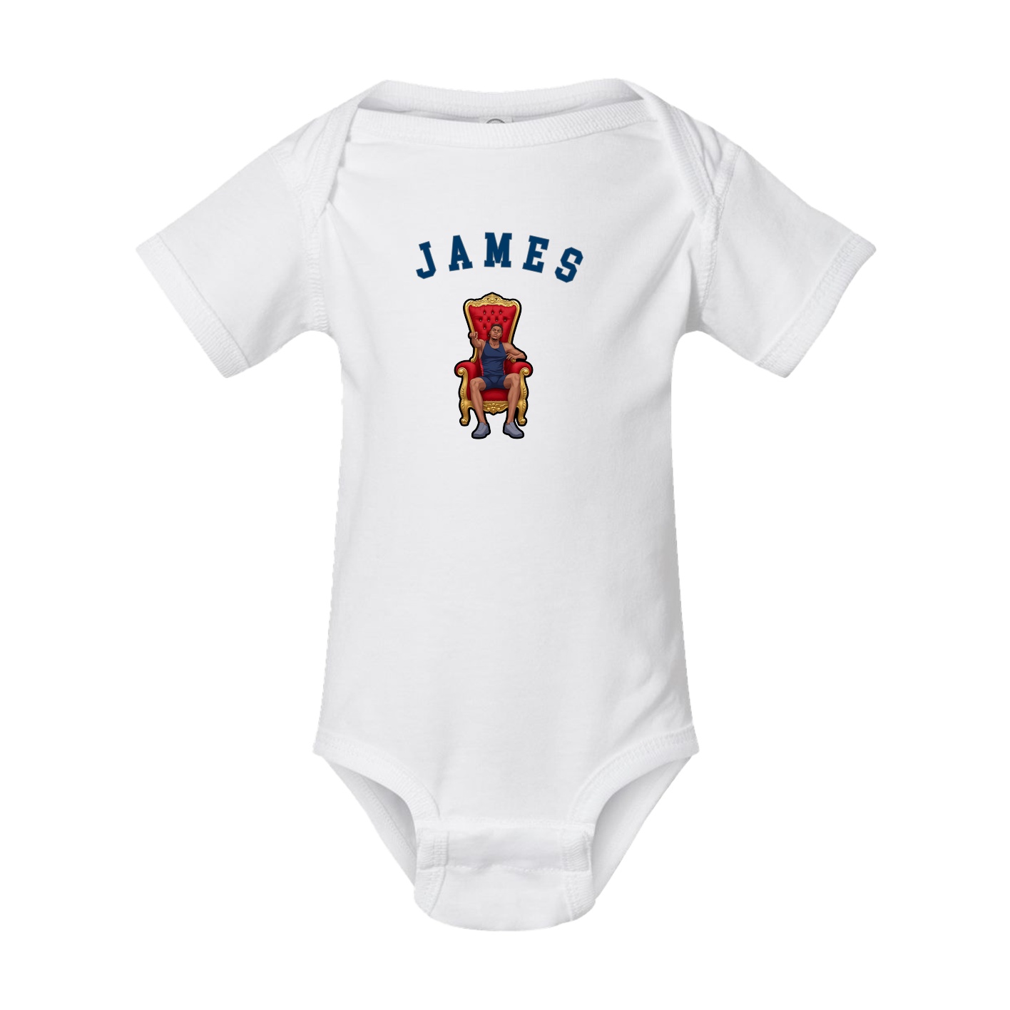 Baby Onesie — Shirsey Arch in White