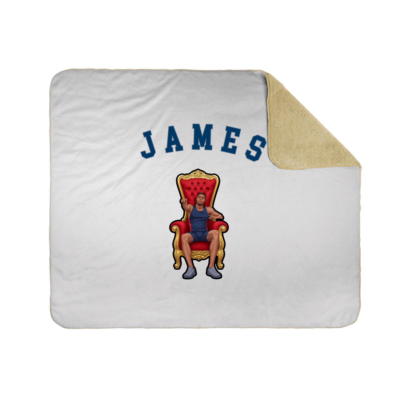 Throw Blanket — Shirsey Arch in White