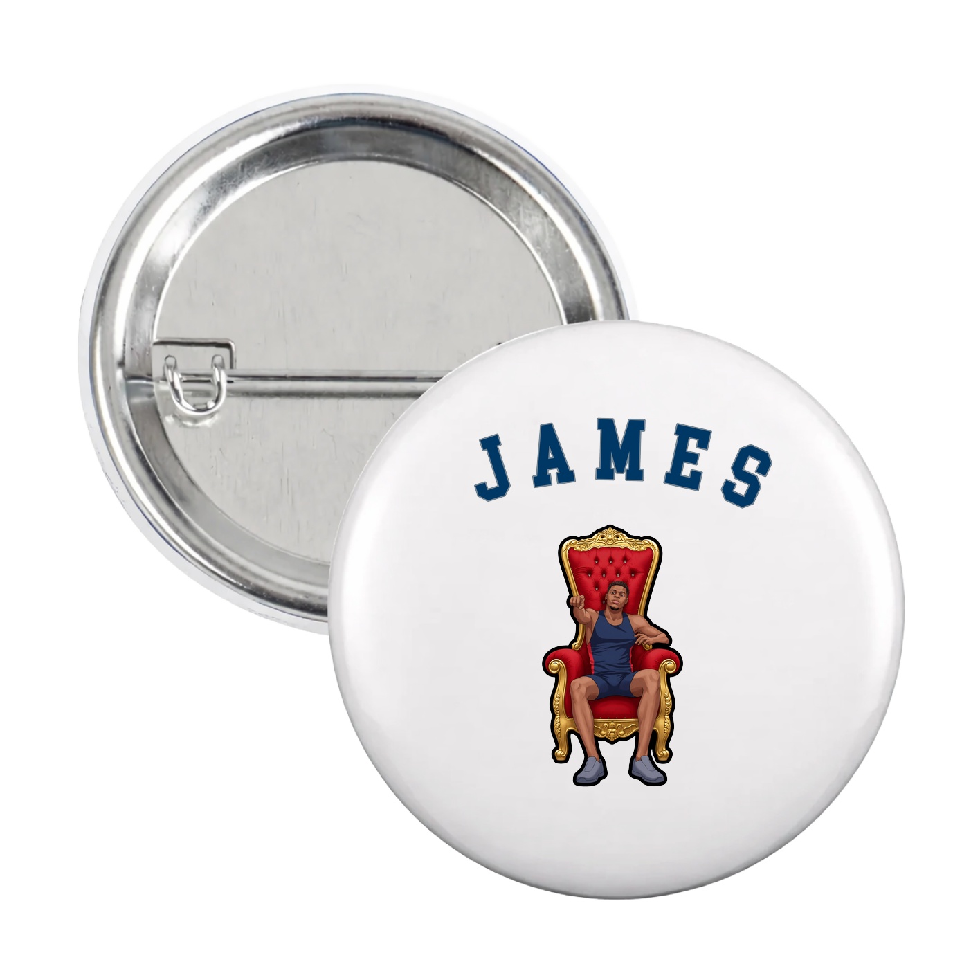 Game Day Button — Shirsey Arch in White