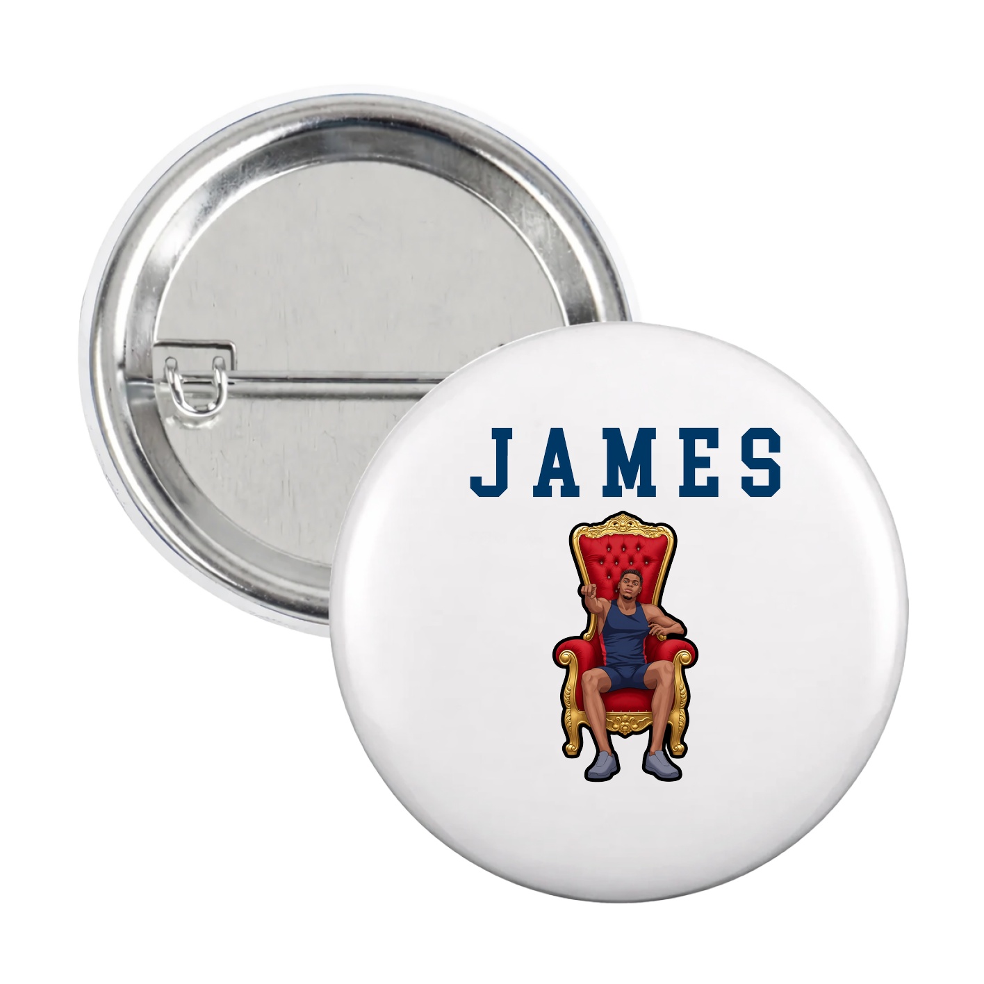 Game Day Button — Shirsey in White