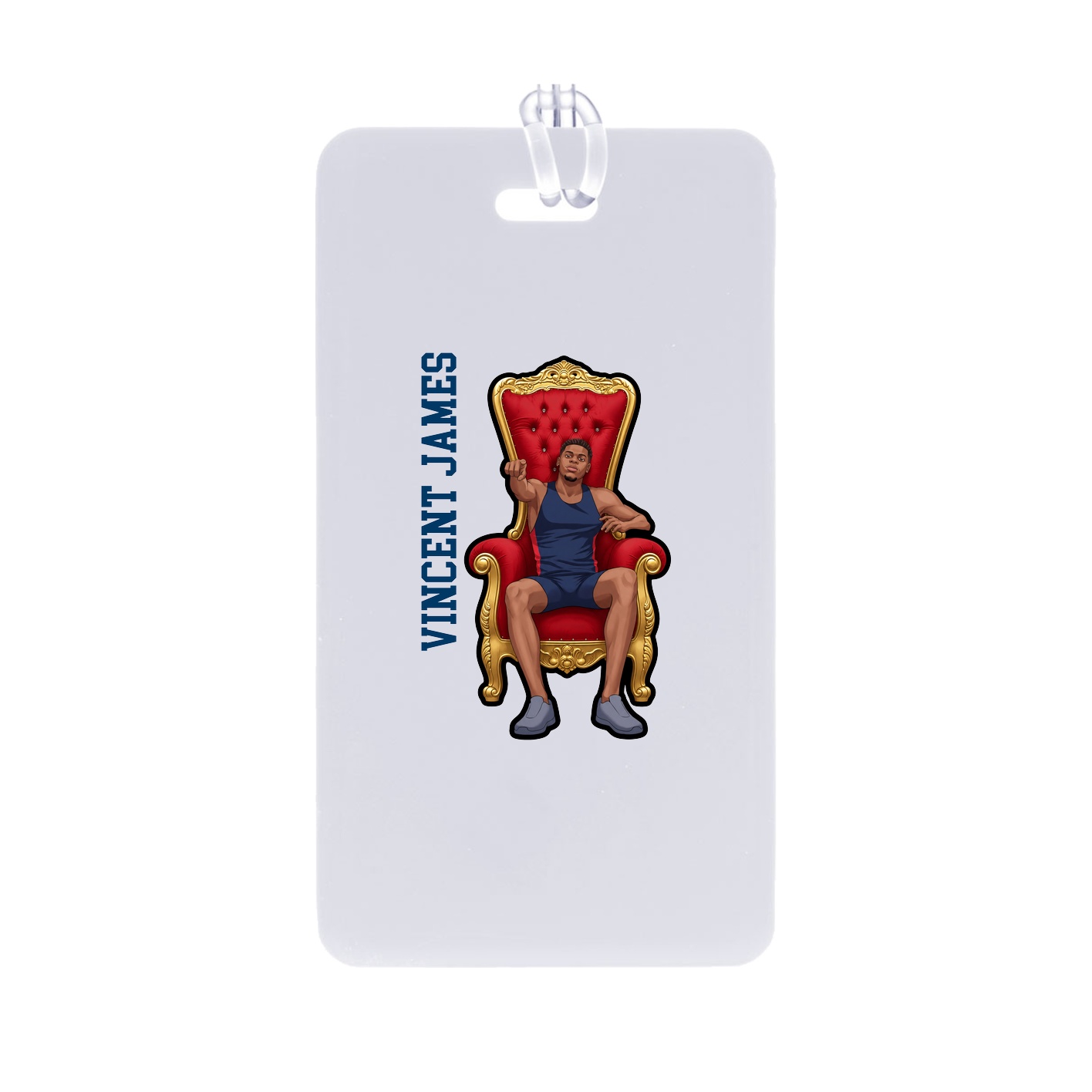 Bag Tag — Name Vertical in Classic