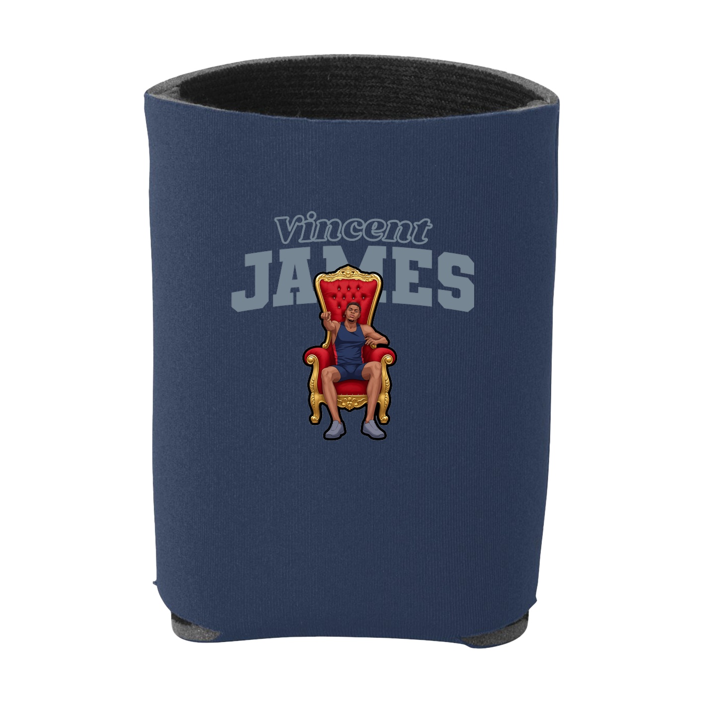 Can Holder — Name Arch in Navy