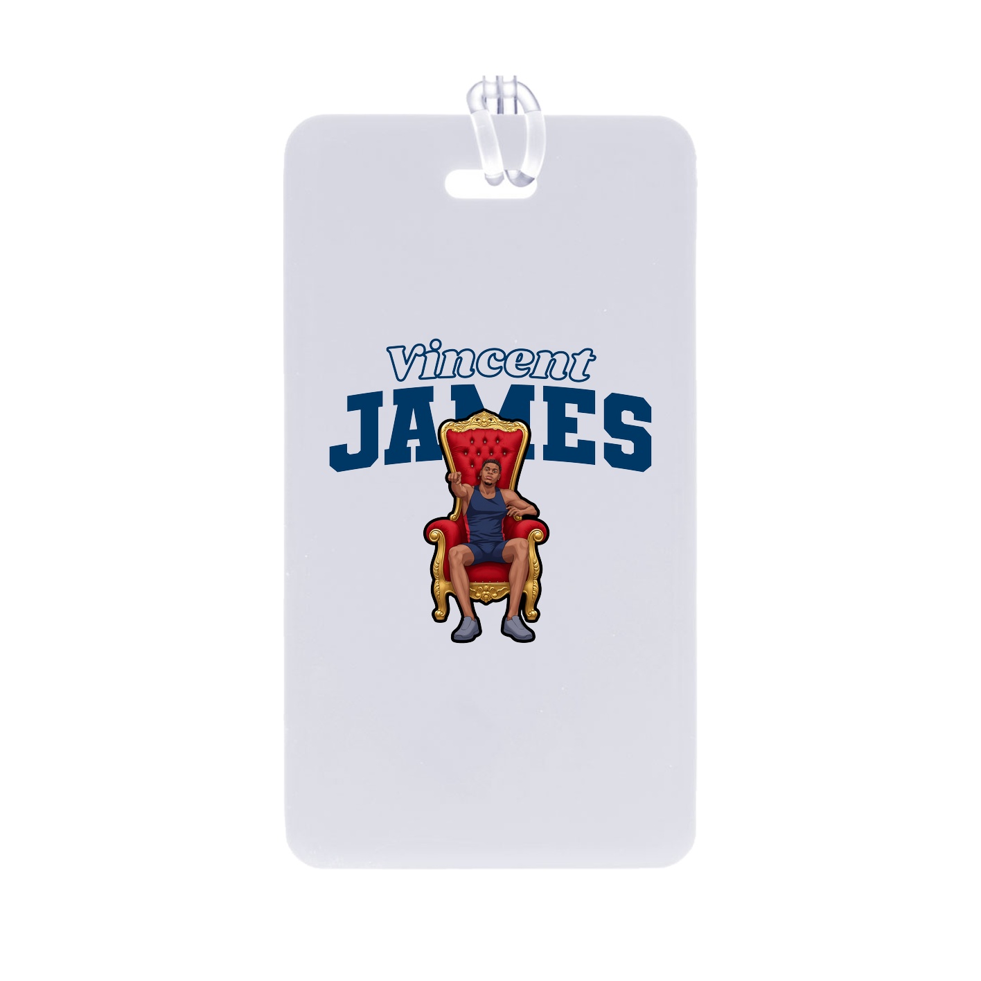 Bag Tag — Name Arch in Classic