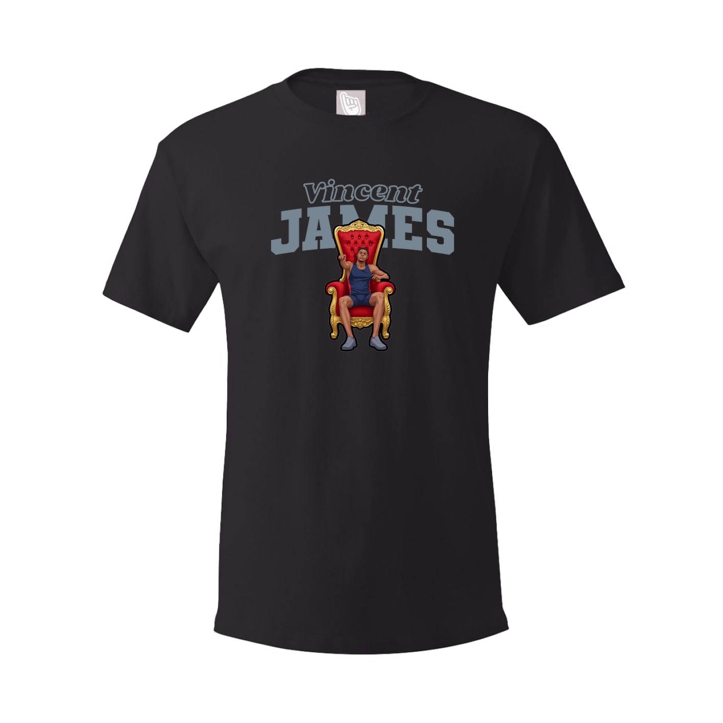 Youth Tee — Name Arch in Black